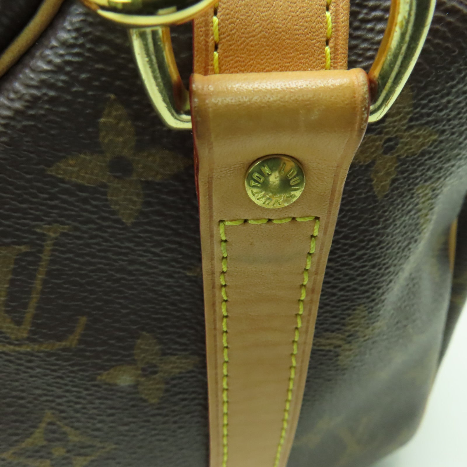 LOUIS VUITTON Monogram Speedy 25金扣手挽肩背兩用袋啡色