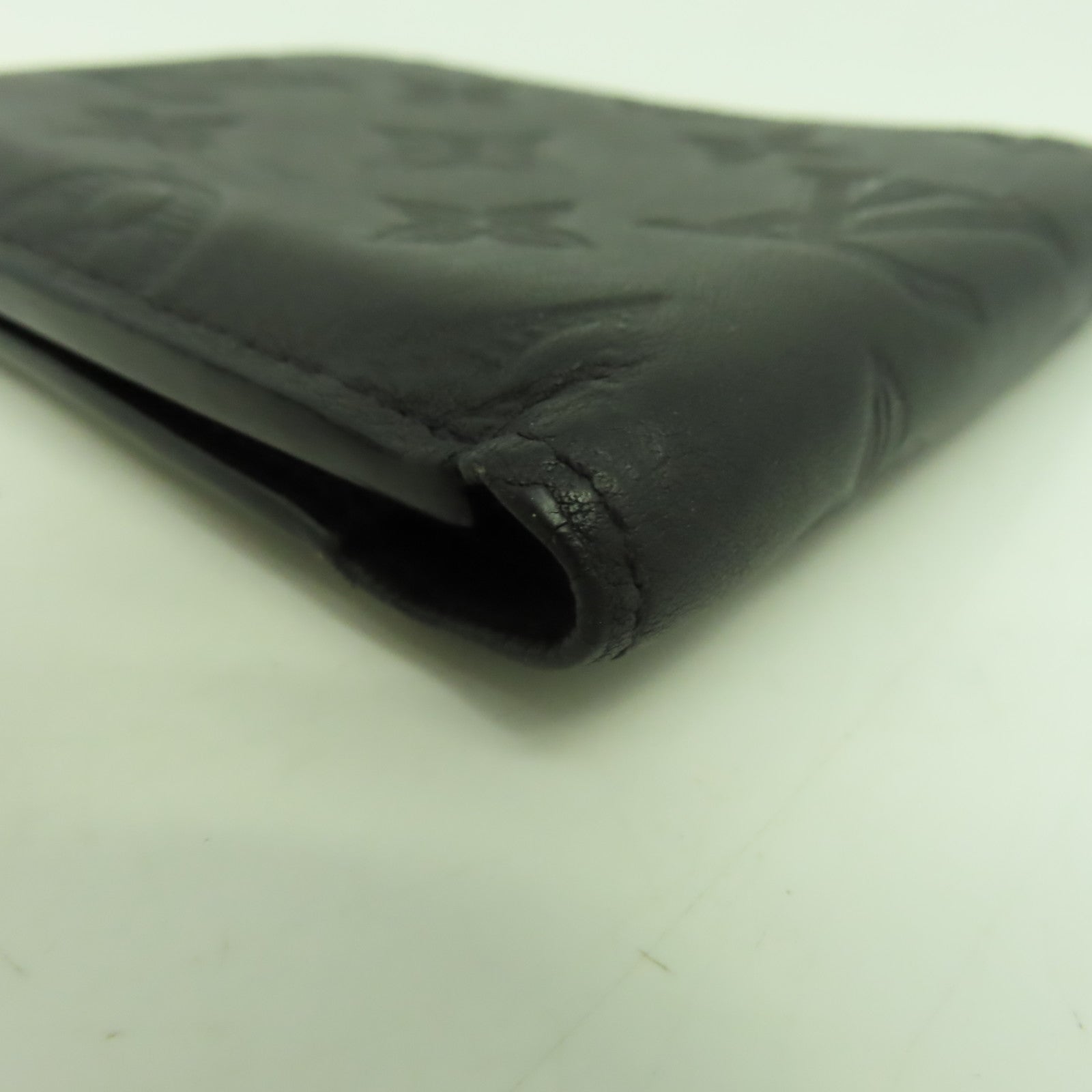 LOUIS VUITTON Monogram Shadow Multiple Wallet錢包黑色
