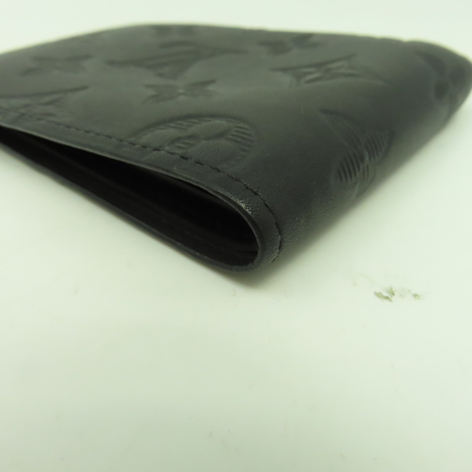 LOUIS VUITTON Monogram Shadow Multiple Wallet錢包黑色