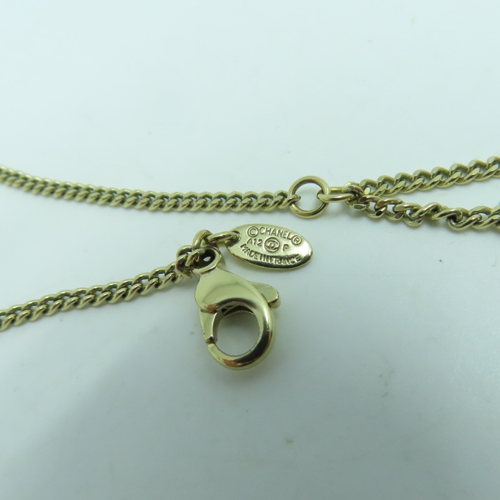 CHANEL 金屬Necklace項鍊金色