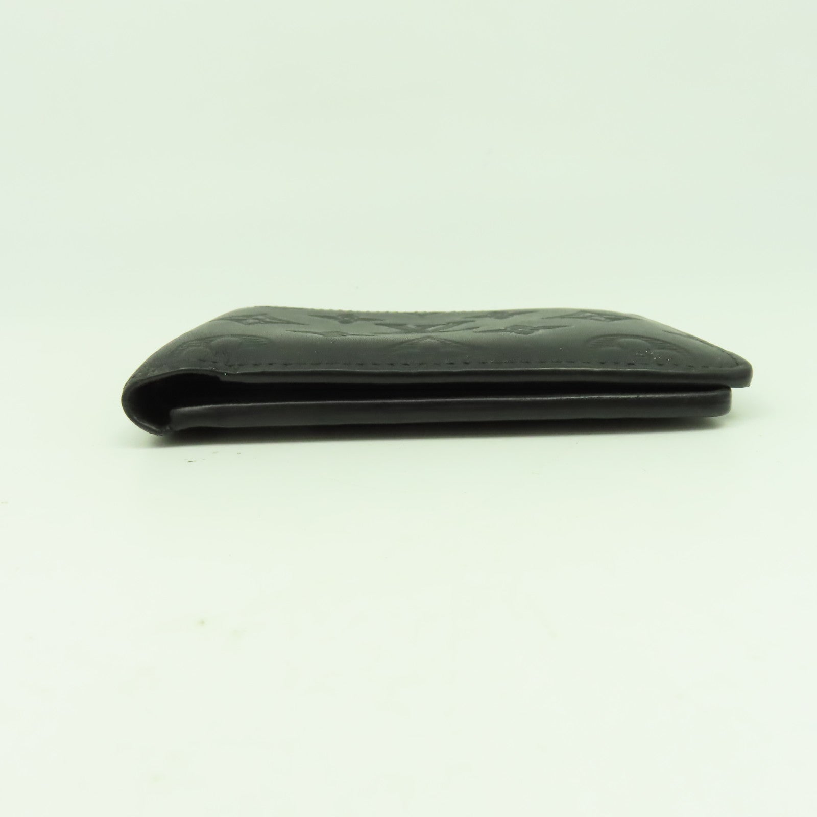 LOUIS VUITTON Monogram Shadow Multiple Wallet錢包黑色