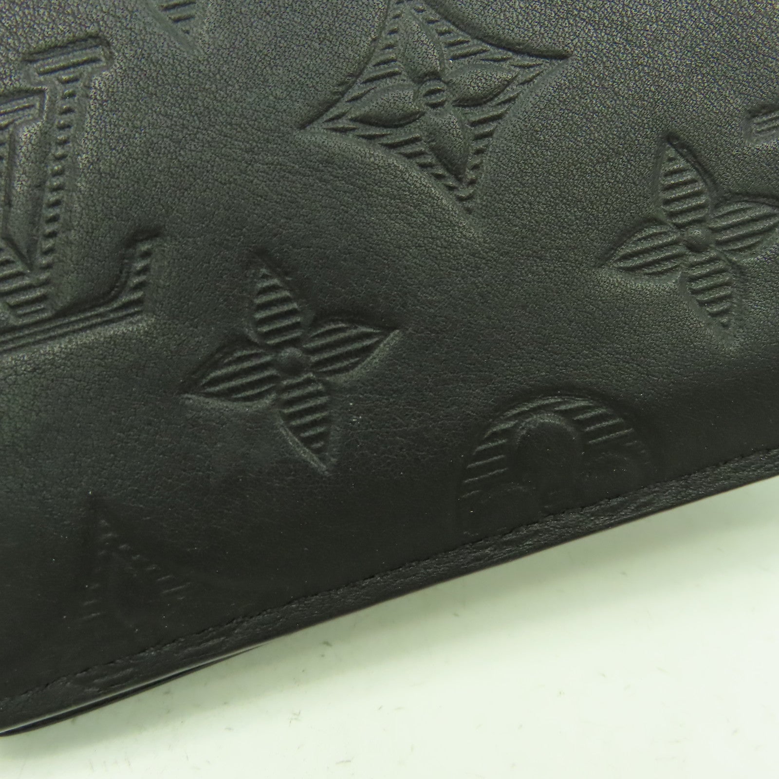 LOUIS VUITTON Monogram Shadow Multiple Wallet錢包黑色