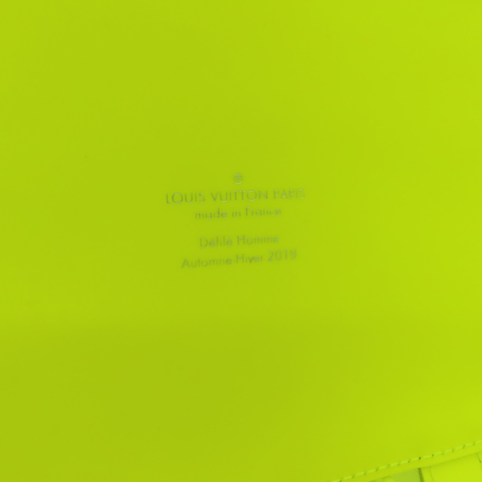 LOUIS VUITTON Monogram Keepall Bandoulie 50 Boston Bag銀扣波士顿包黃色