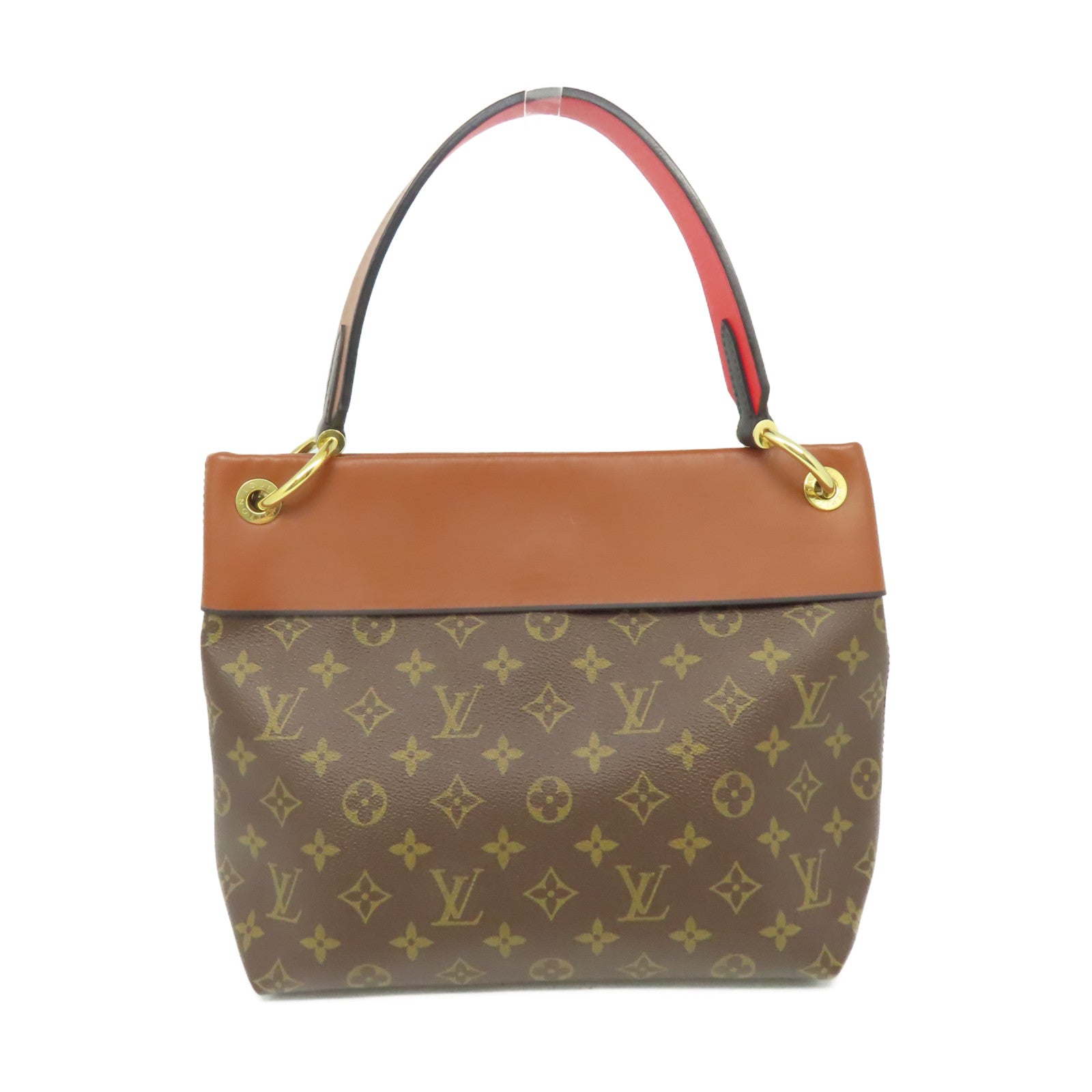 LOUIS VUITTON Monogram Tuileries Besace 2Way Shoulder Bag金扣手挽肩背兩用袋啡色/紅色