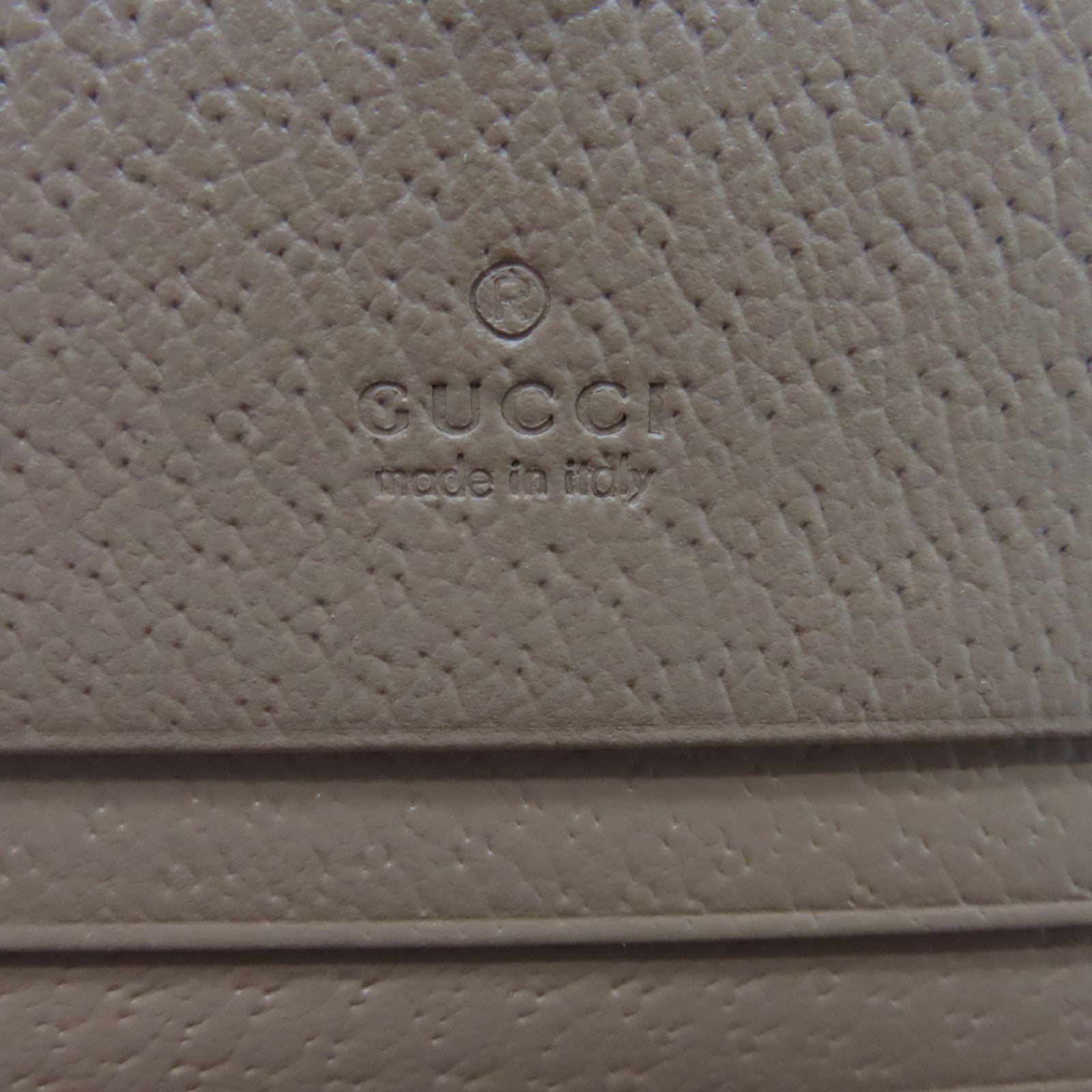GUCCI 帆布Wallet金扣錢包粉紅色