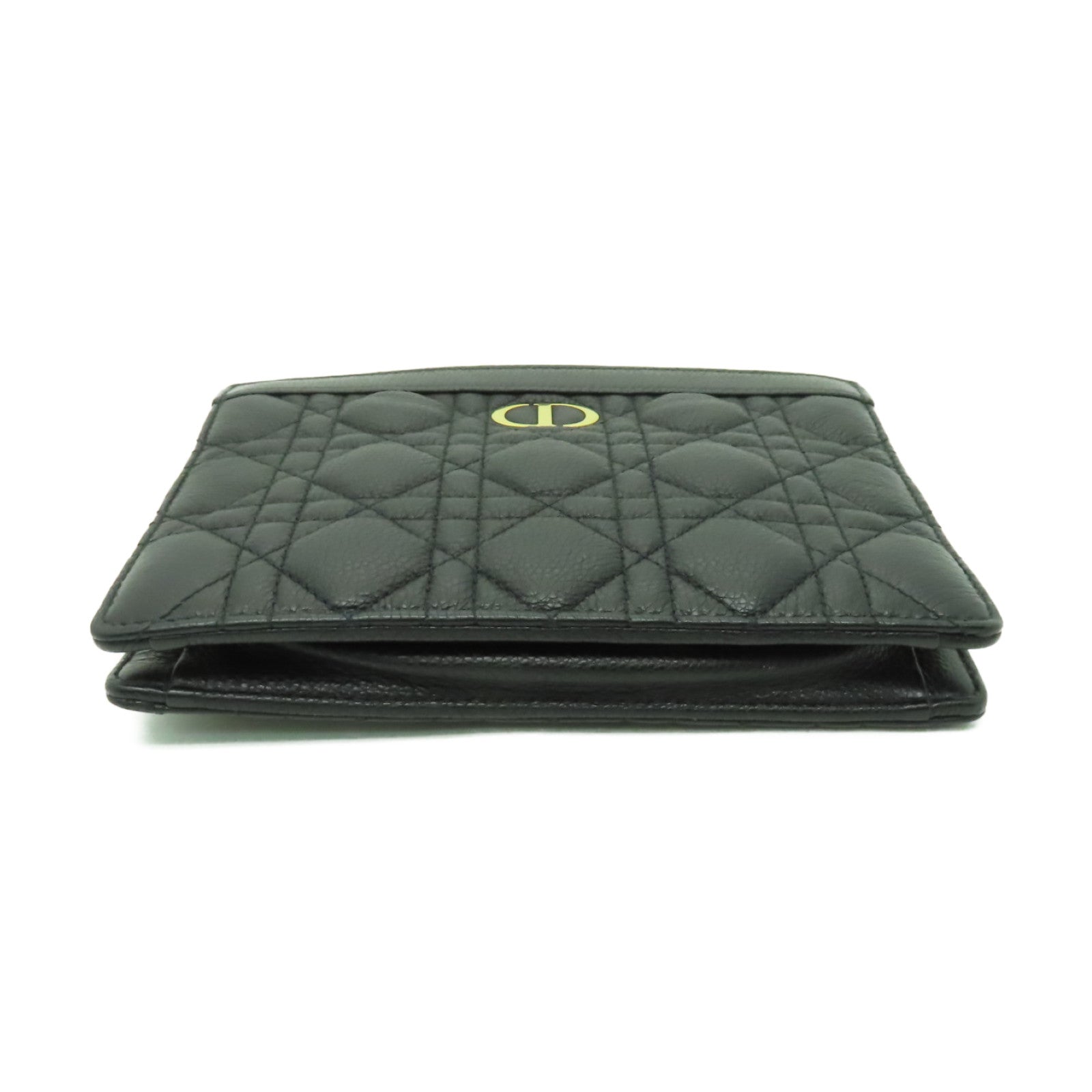 Dior 牛皮皮革Chain Shoulder金扣鏈帶肩背袋黑色