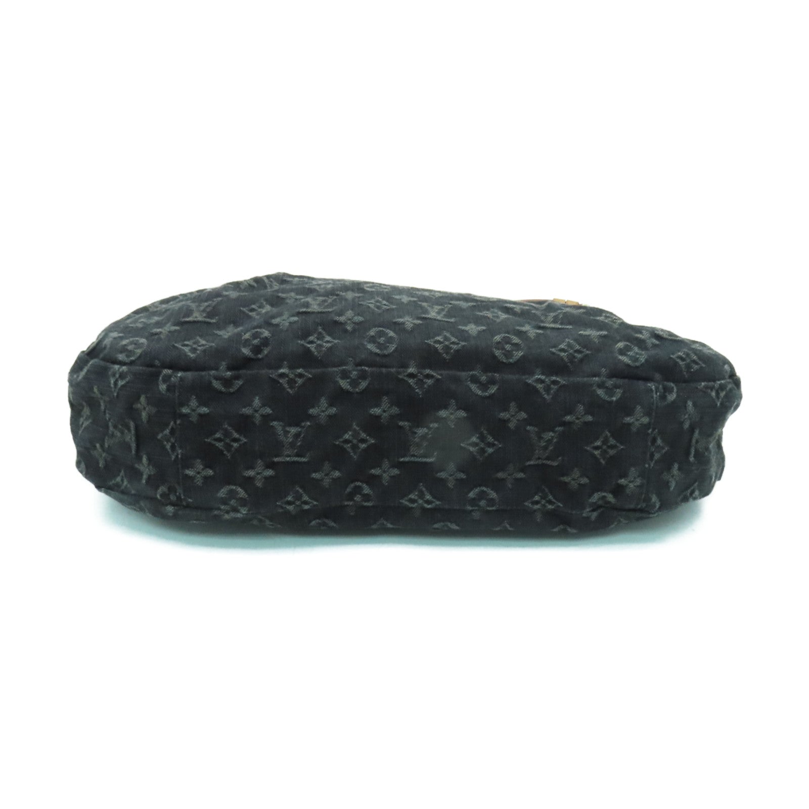 LOUIS VUITTON Monogram Denim Daily PM金扣肩背袋黒色