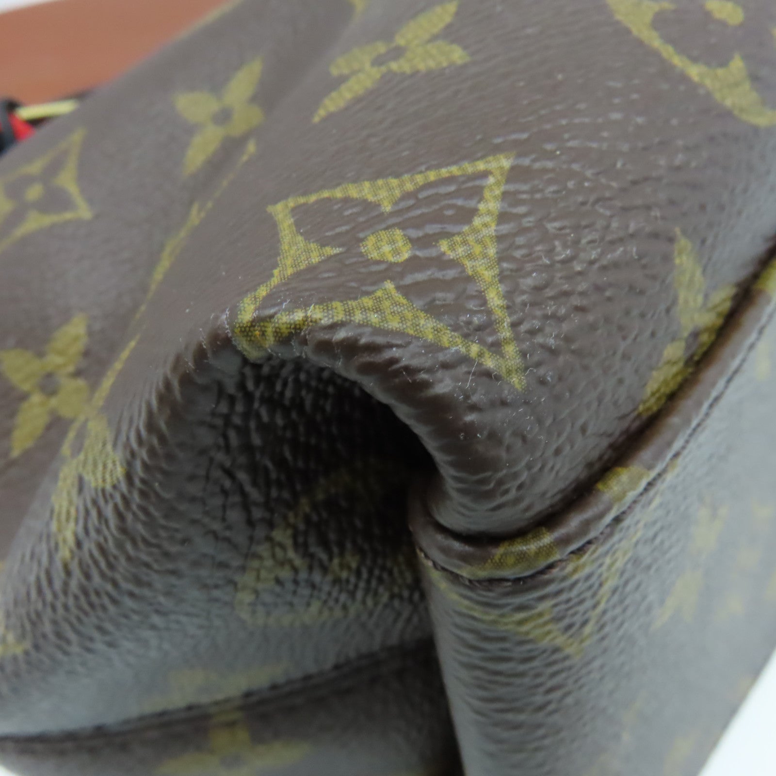 LOUIS VUITTON Monogram Tuileries Besace 2Way Shoulder Bag金扣手挽肩背兩用袋啡色/紅色
