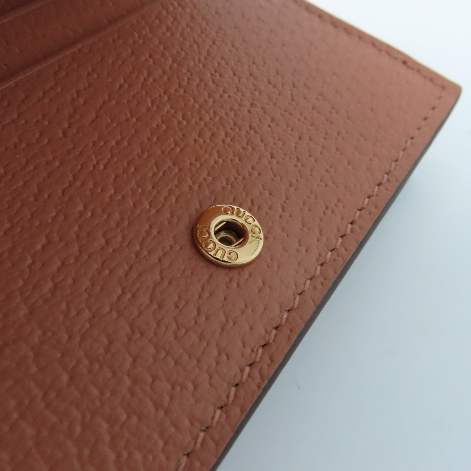GUCCI 帆布Wallet金扣錢包粉紅色