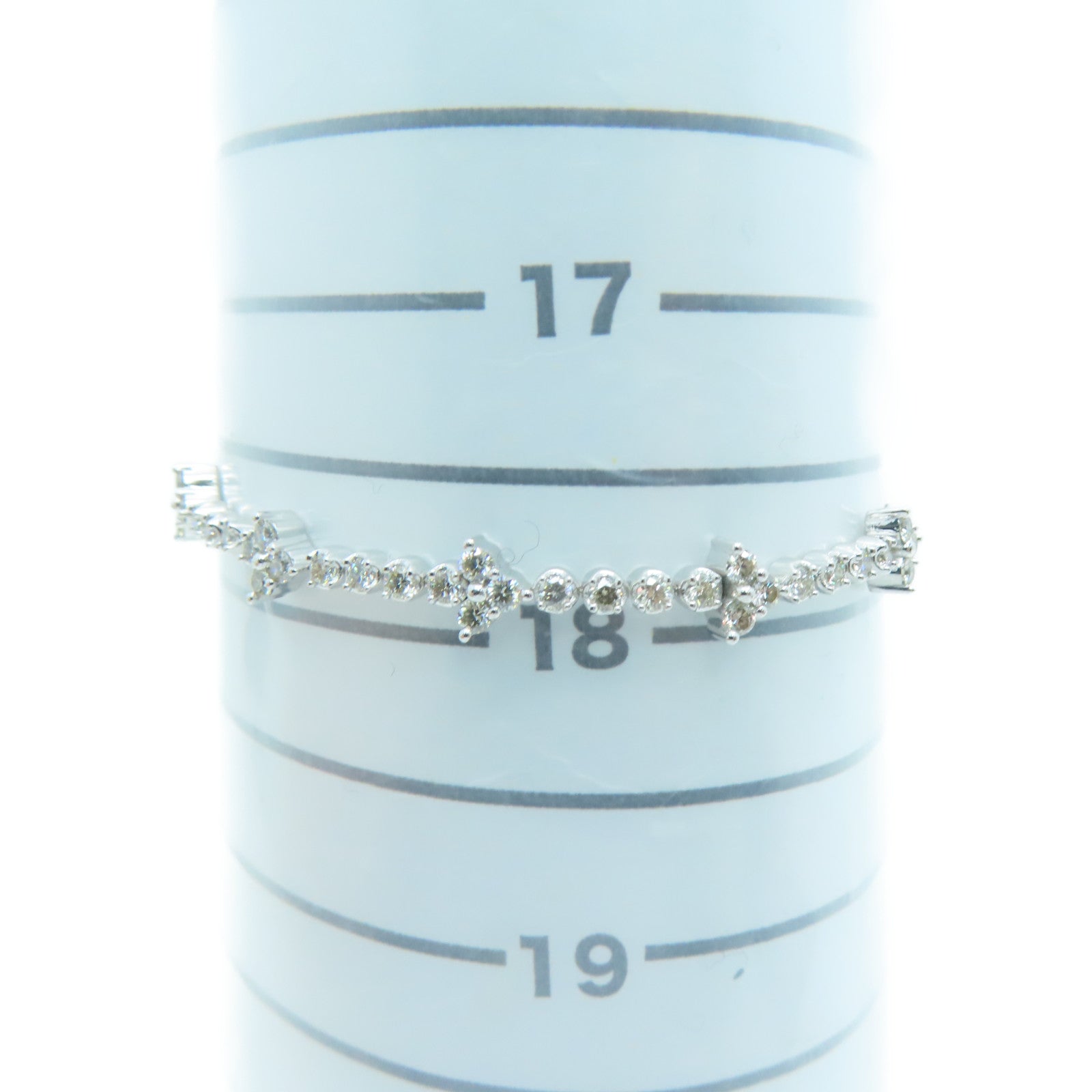 JEWELRY 【激減優惠】18k白金Diamond Bracelet鑽石手鍊