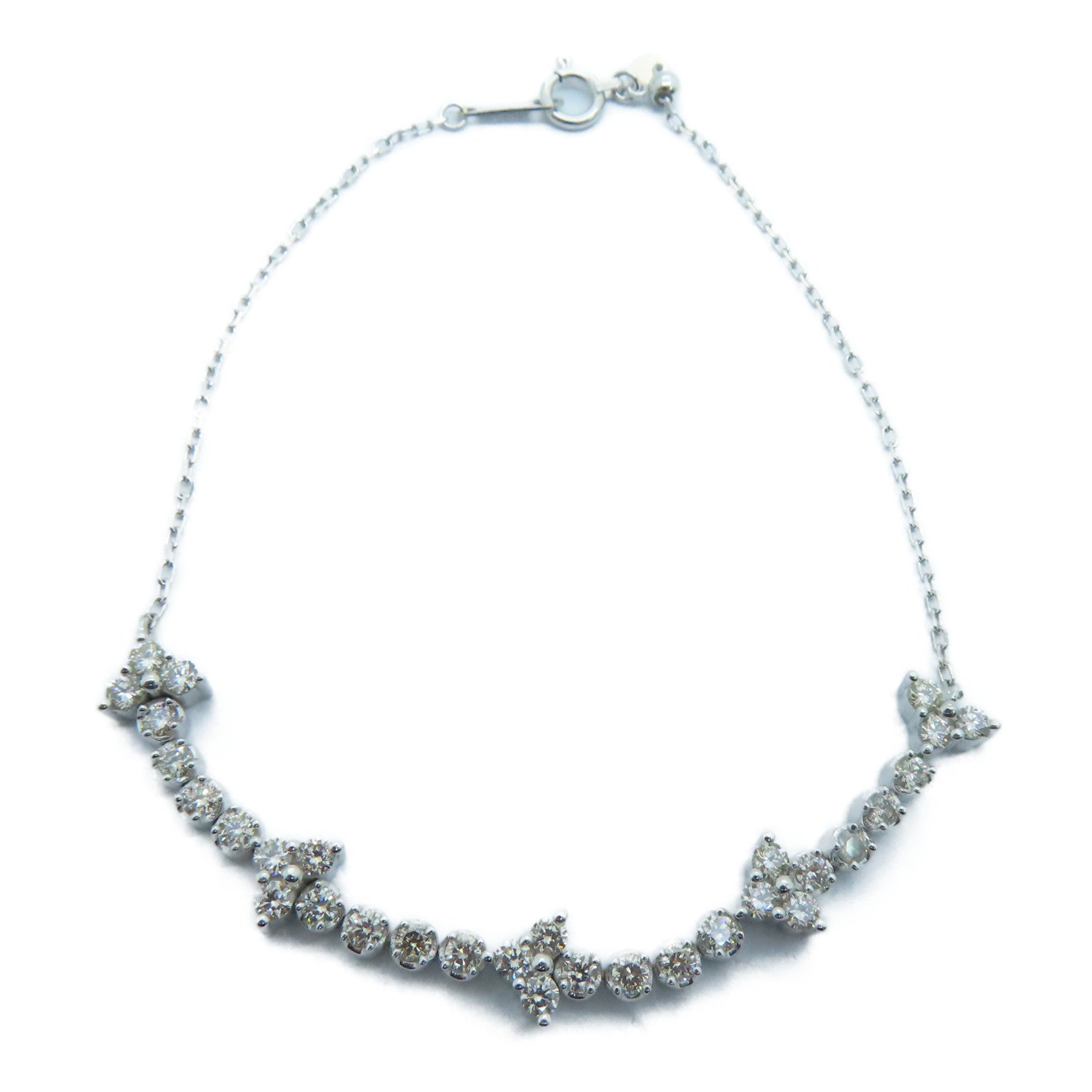 JEWELRY 【激減優惠】18k白金Diamond Bracelet鑽石手鍊