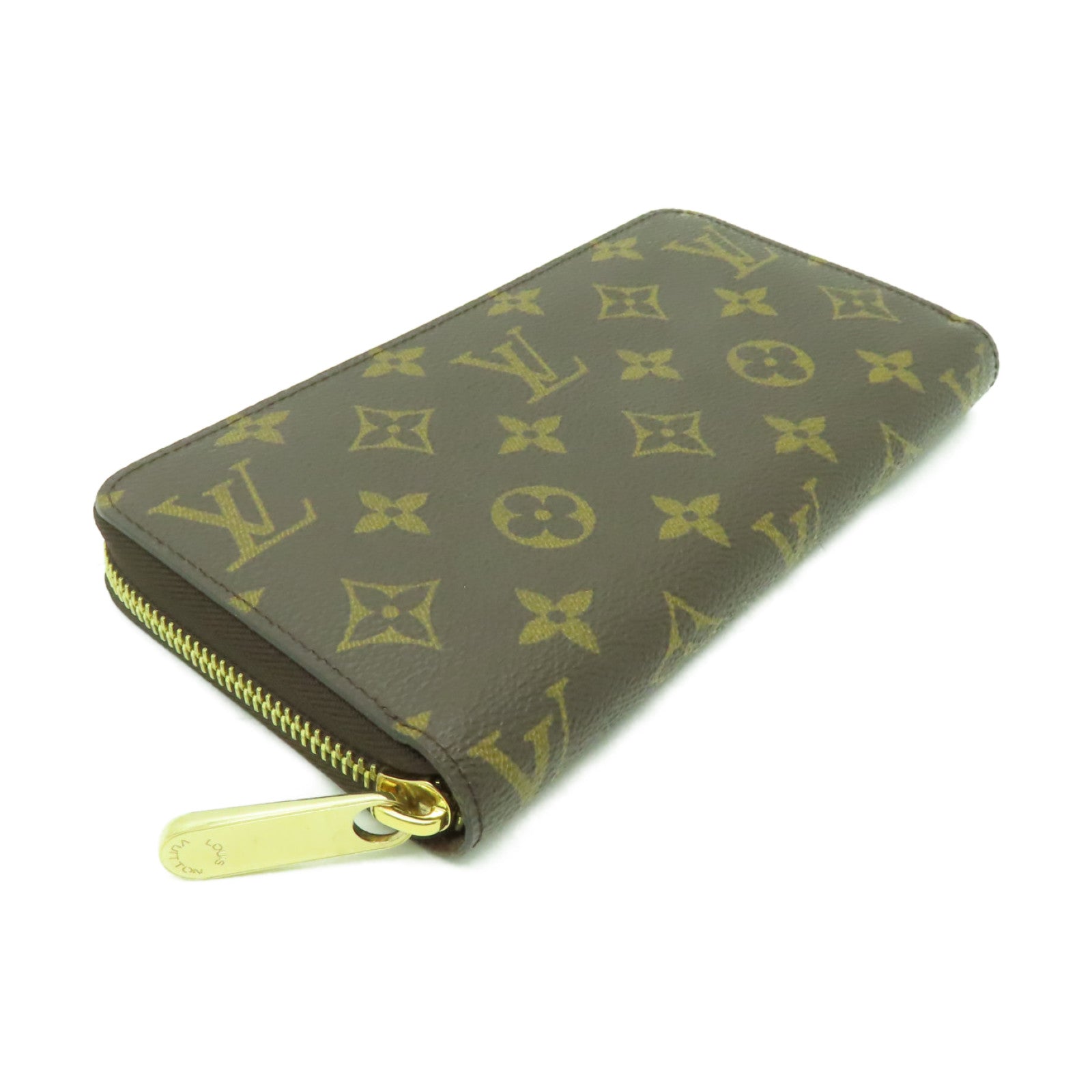 LOUIS VUITTON Monogram Zippy Long Wallet金扣長錢包啡色