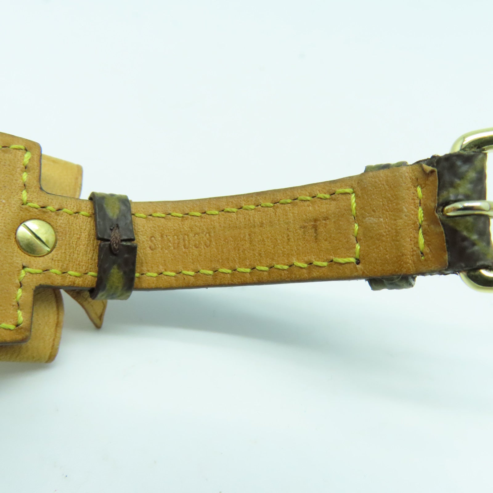 LOUIS VUITTON Monogram Bracelet金扣手鐲啡色