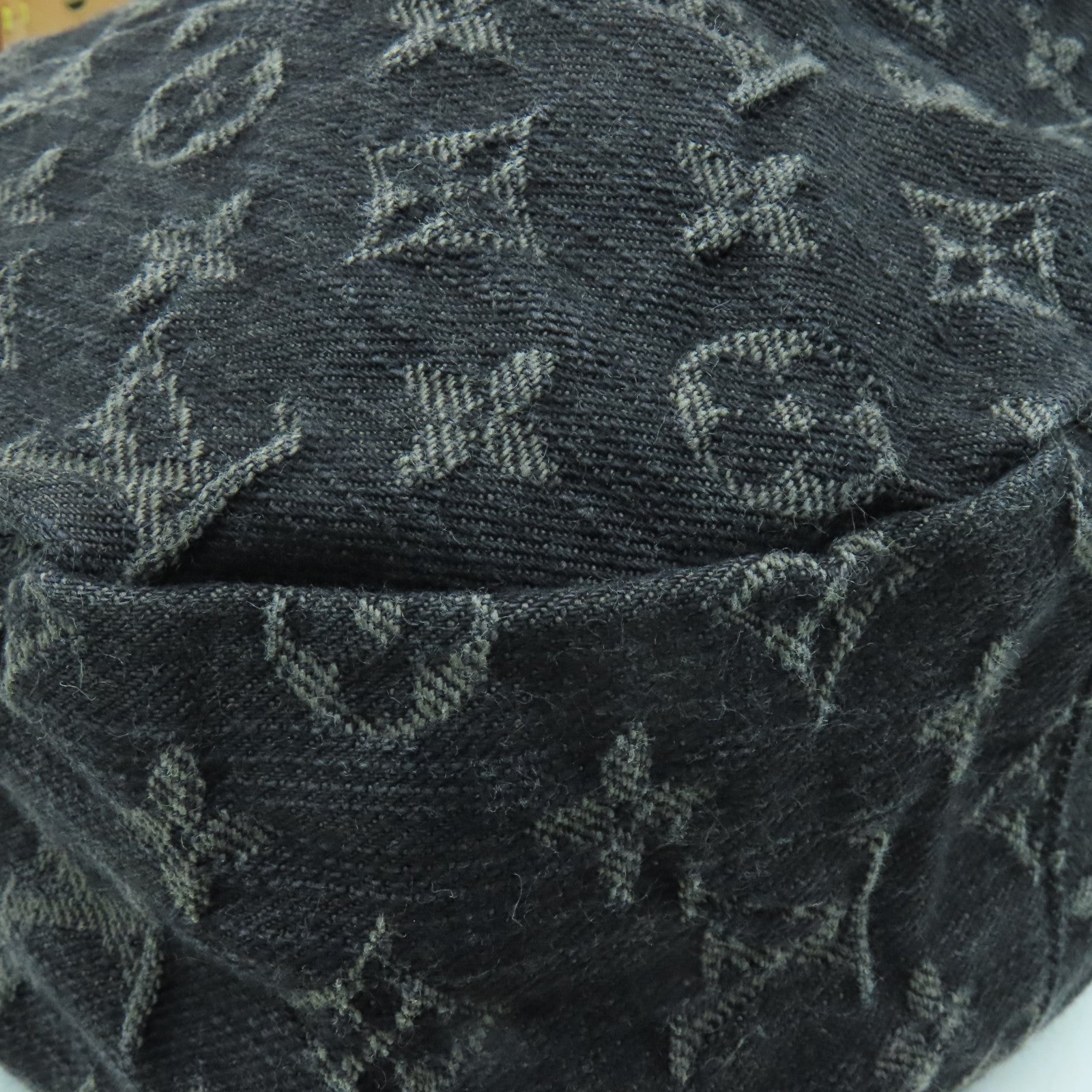 LOUIS VUITTON Monogram Denim Daily PM金扣肩背袋黒色