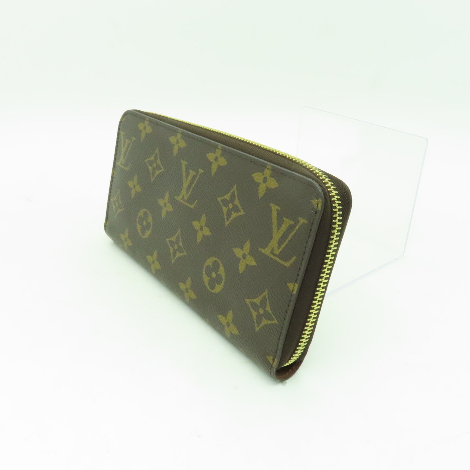 LOUIS VUITTON Monogram Zippy Long Wallet金扣長錢包啡色