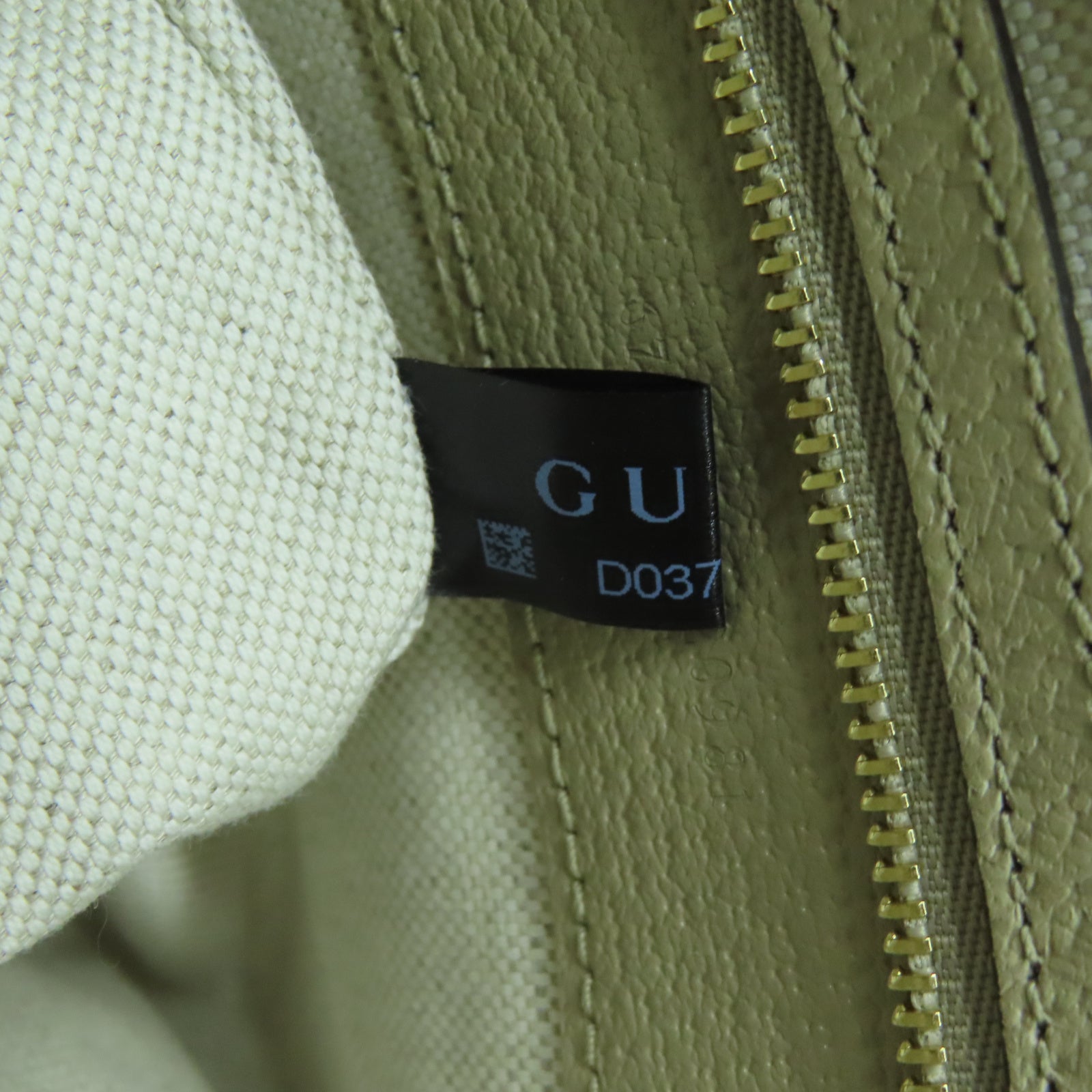 GUCCI 【激減優惠】帆布2 Way Shoulder金扣手挽肩背兩用袋米色