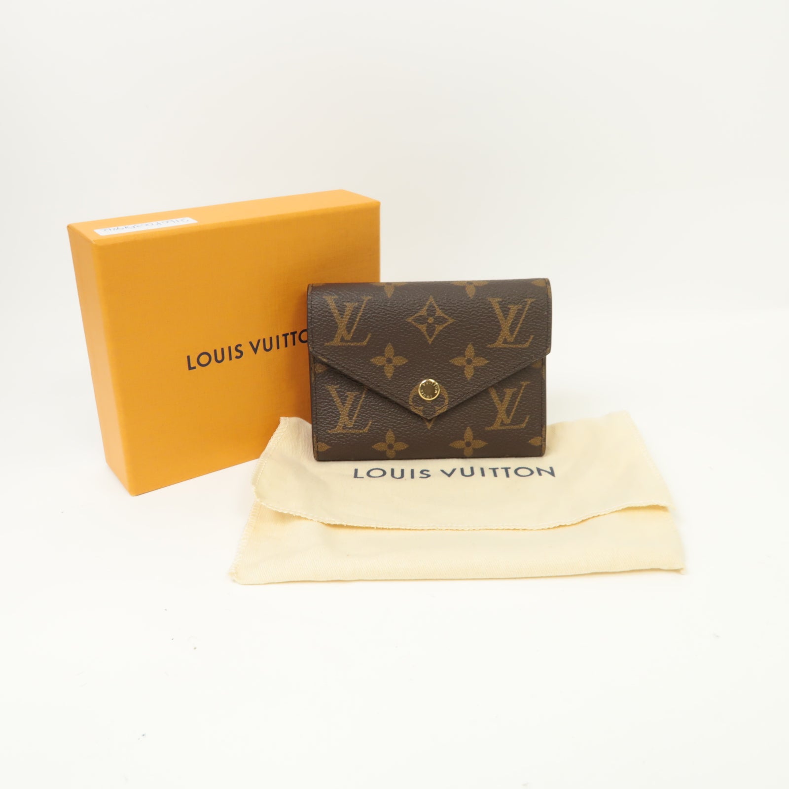 LOUIS VUITTON Monogram Wallet金扣錢包棕色/粉紅色