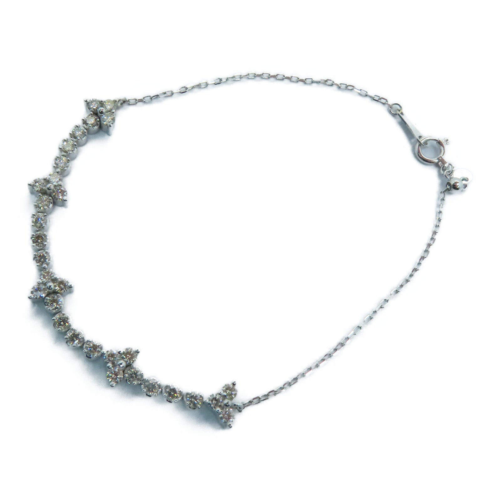 JEWELRY 【激減優惠】18k白金Diamond Bracelet鑽石手鍊