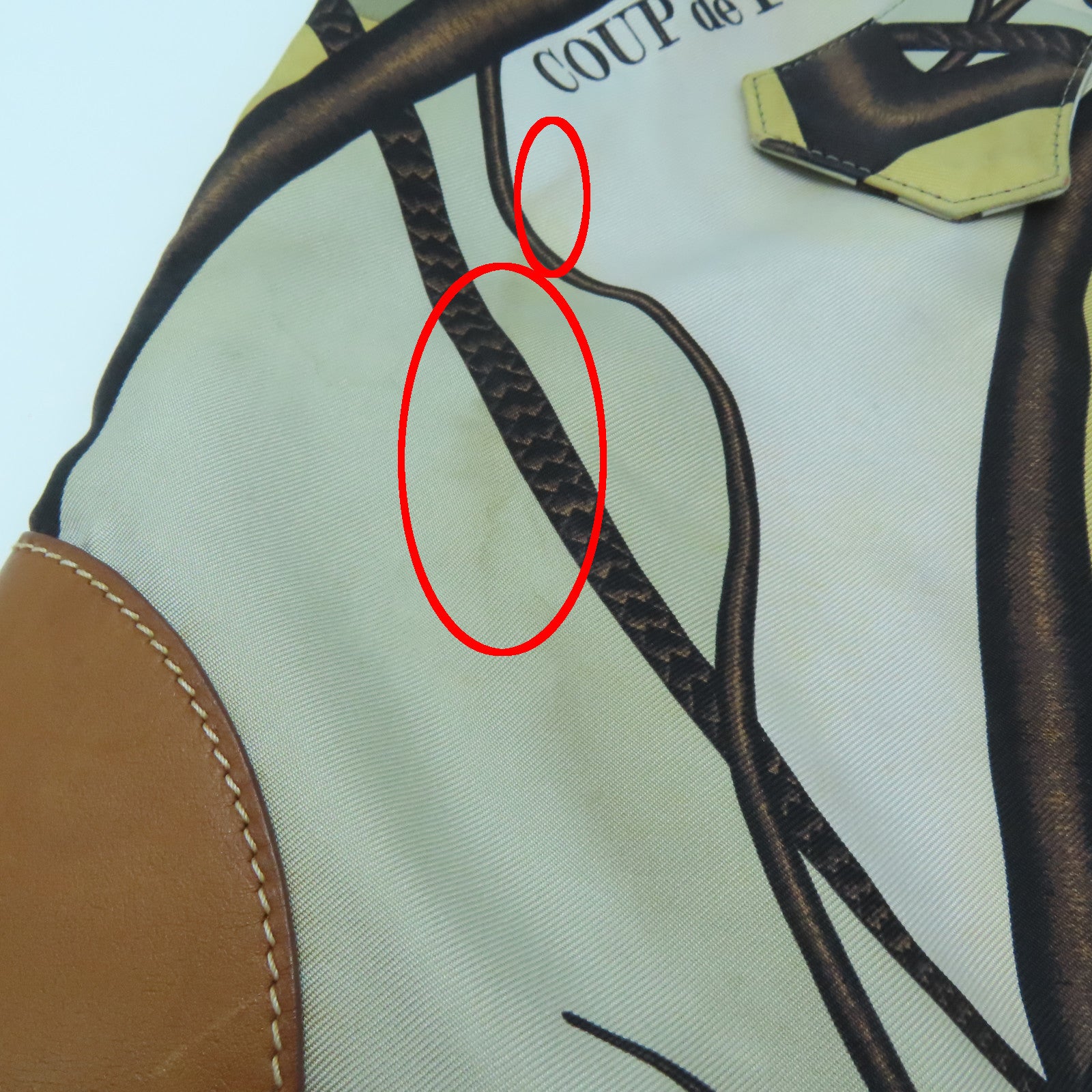 HERMES 絲質Silk City銀扣肩背袋彩色