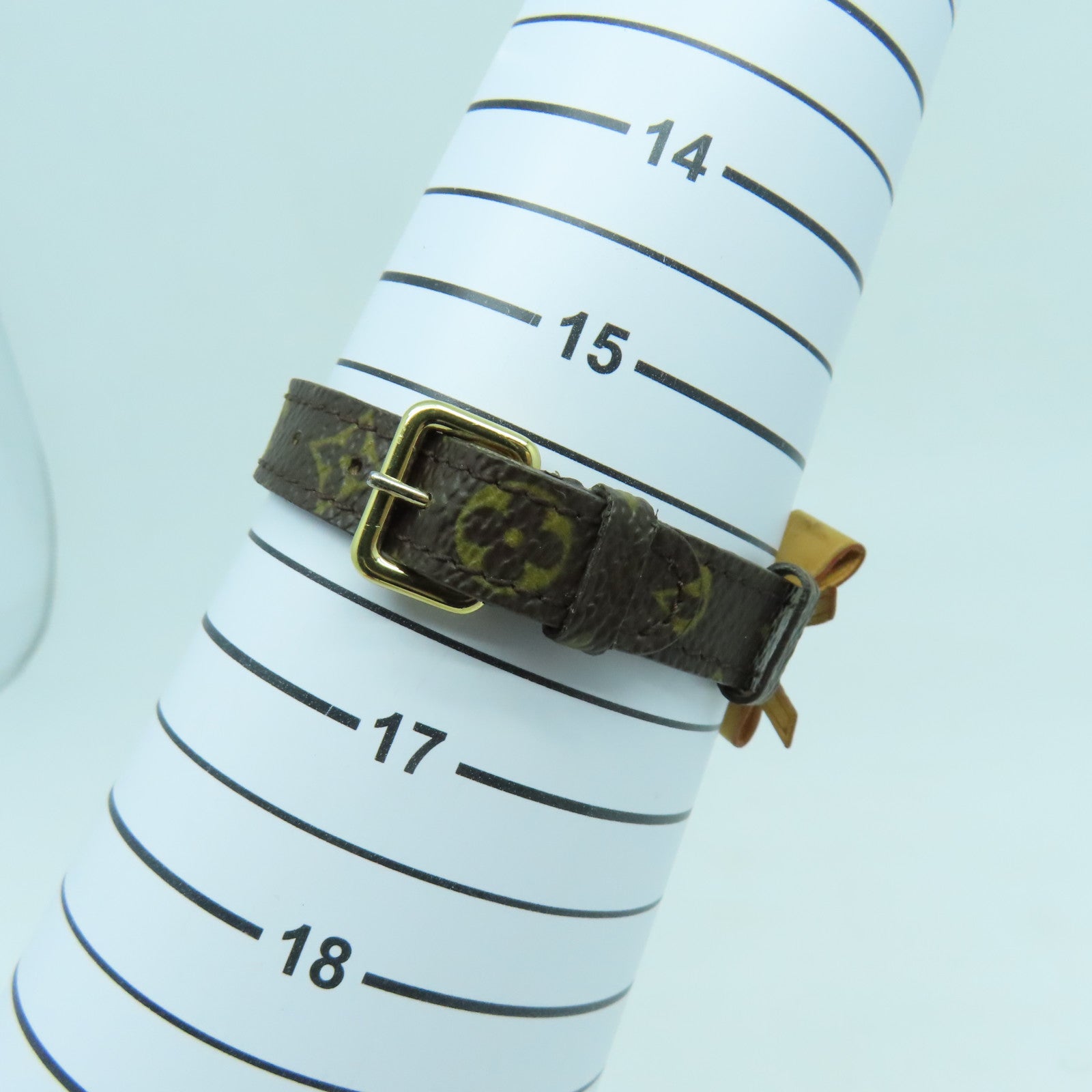 LOUIS VUITTON Monogram Bracelet金扣手鐲啡色