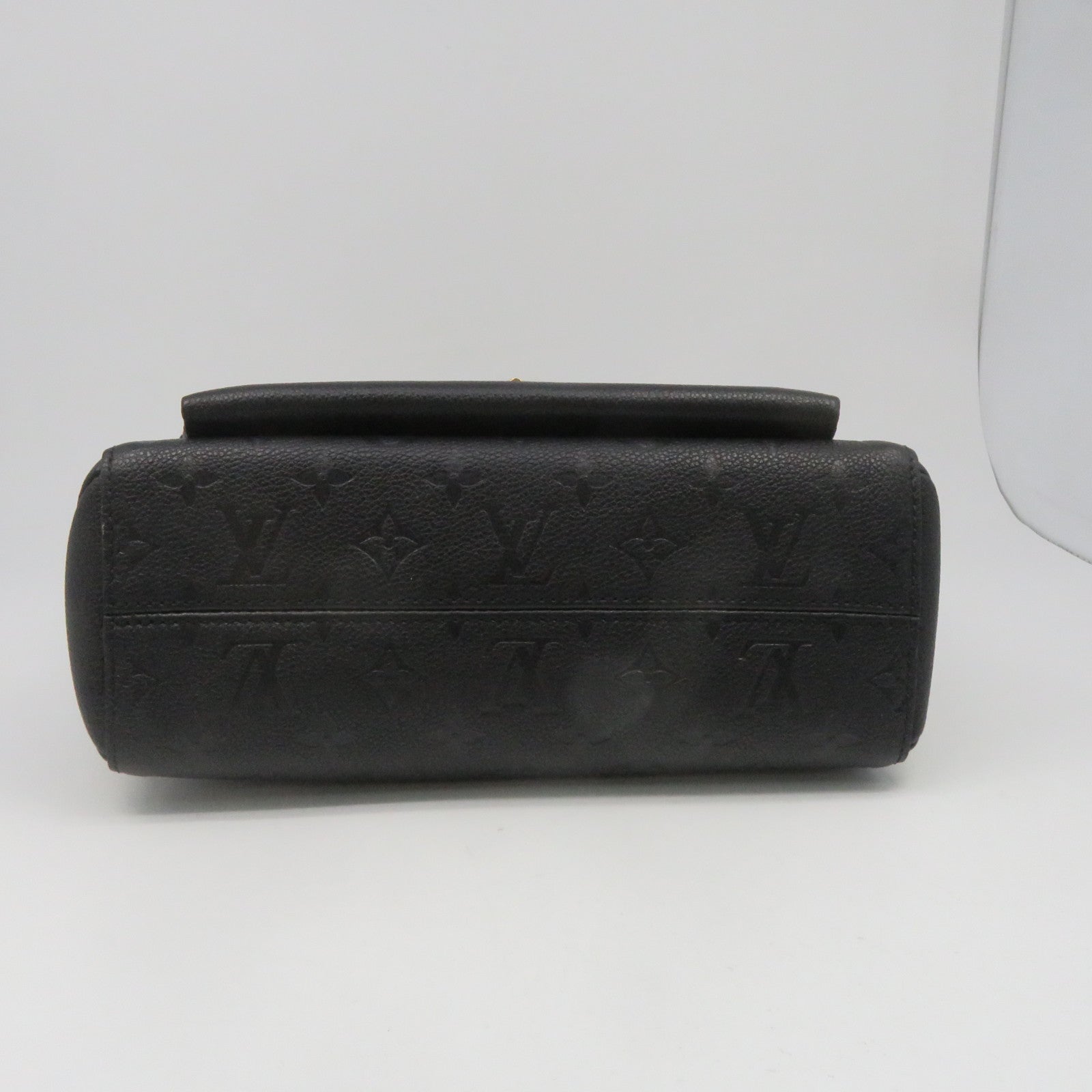 LOUIS VUITTON Monogram Empreinte Vavin PM gold buckle handle bag