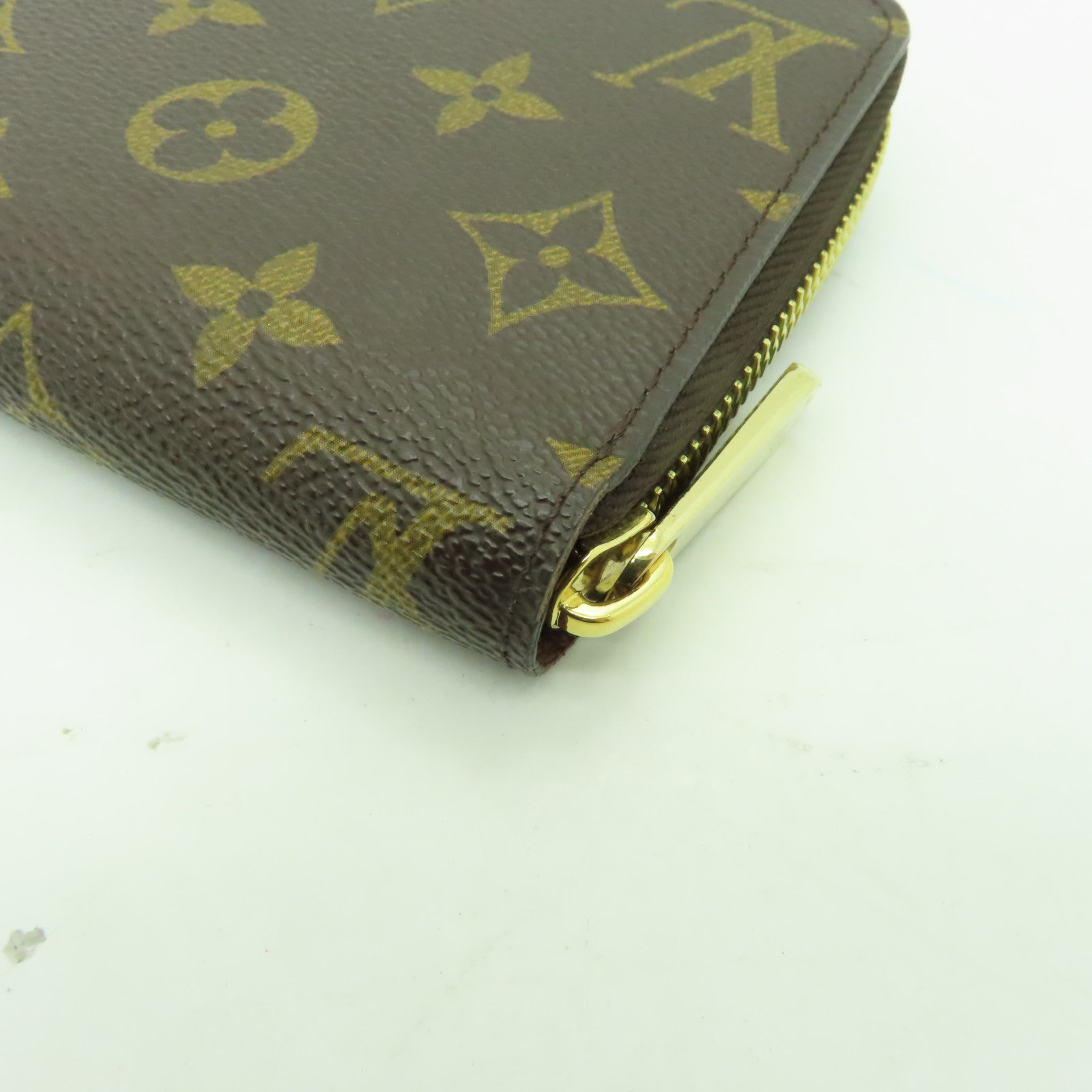 LOUIS VUITTON Monogram Zippy Long Wallet金扣長錢包啡色