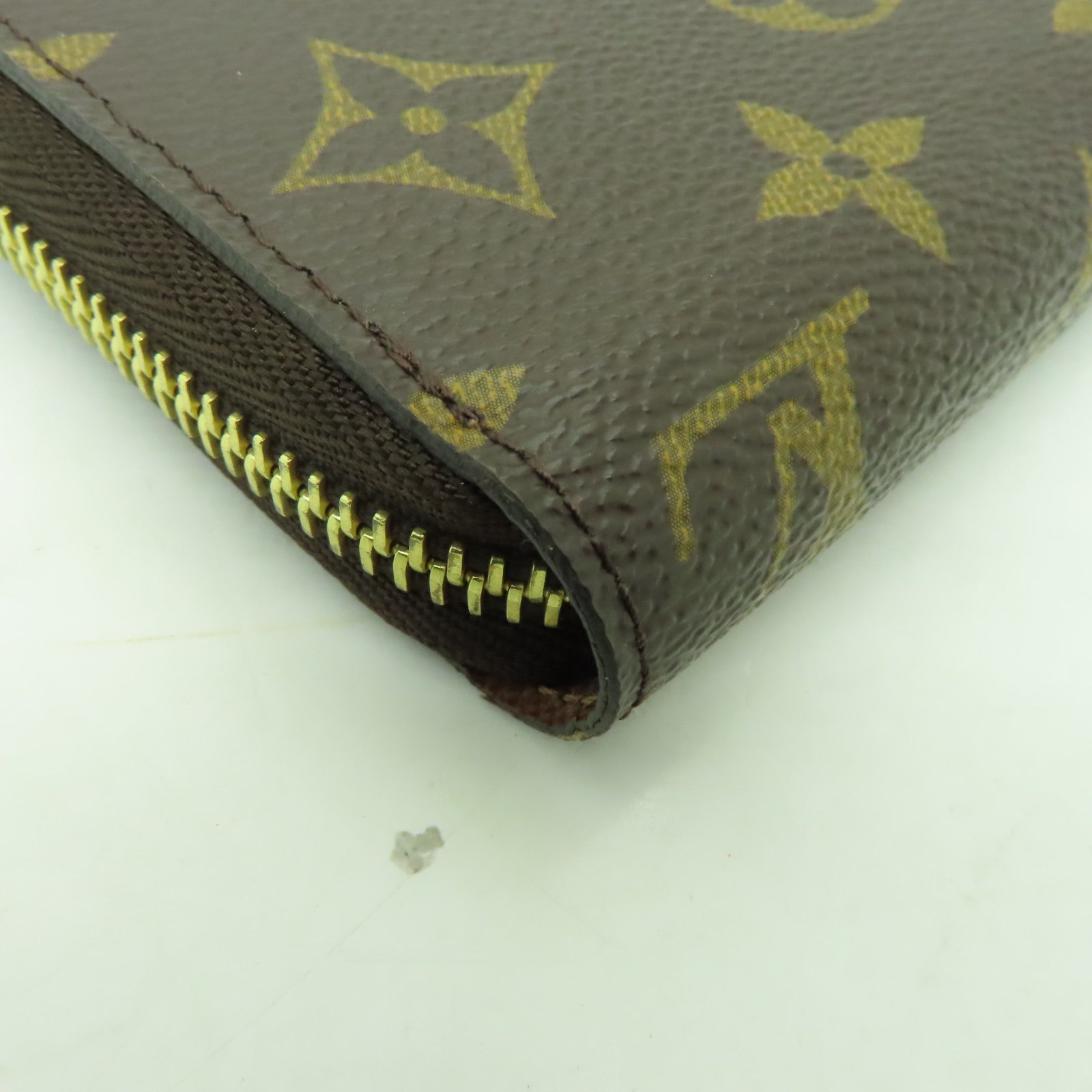 LOUIS VUITTON Monogram Zippy Long Wallet金扣長錢包啡色