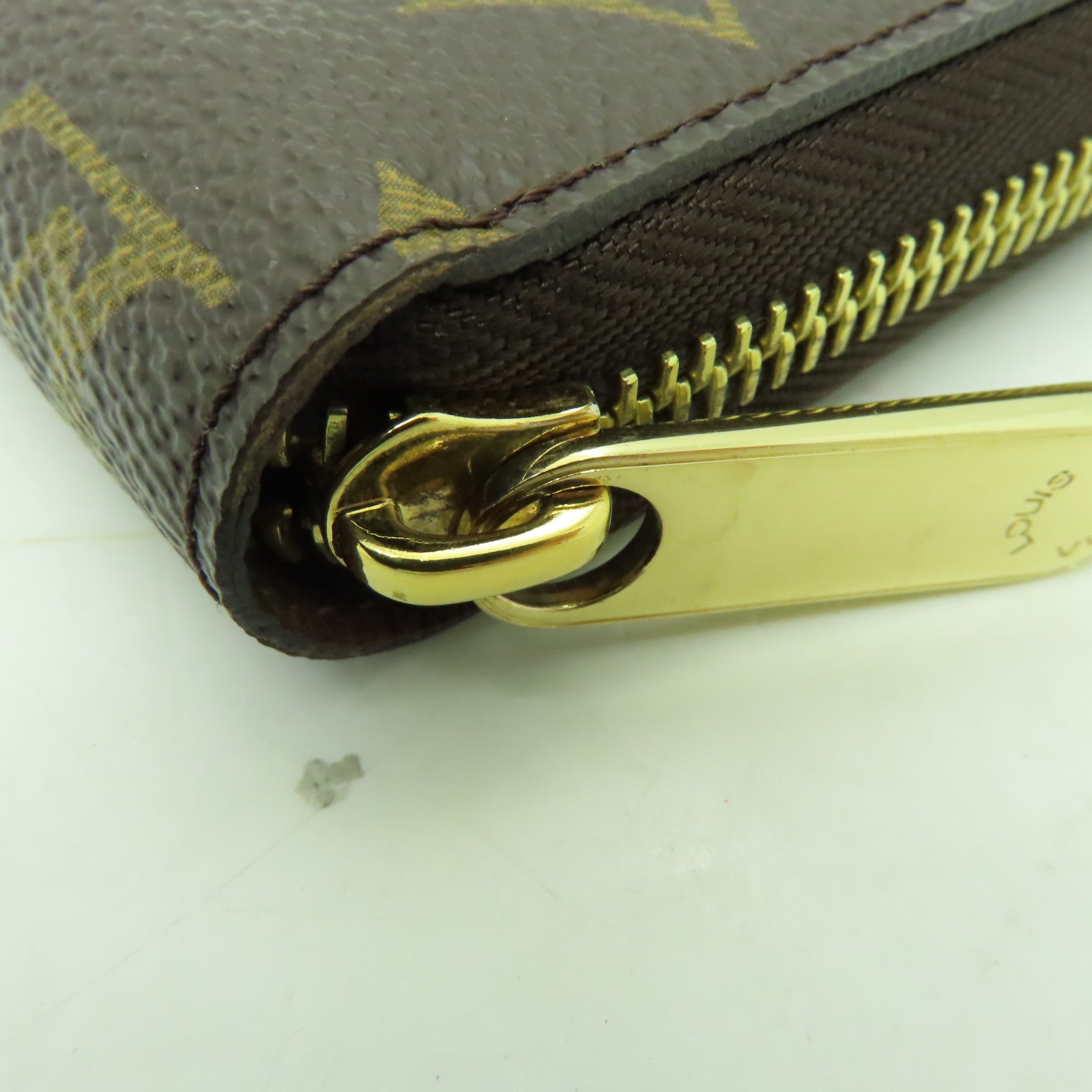 LOUIS VUITTON Monogram Zippy Long Wallet金扣長錢包啡色
