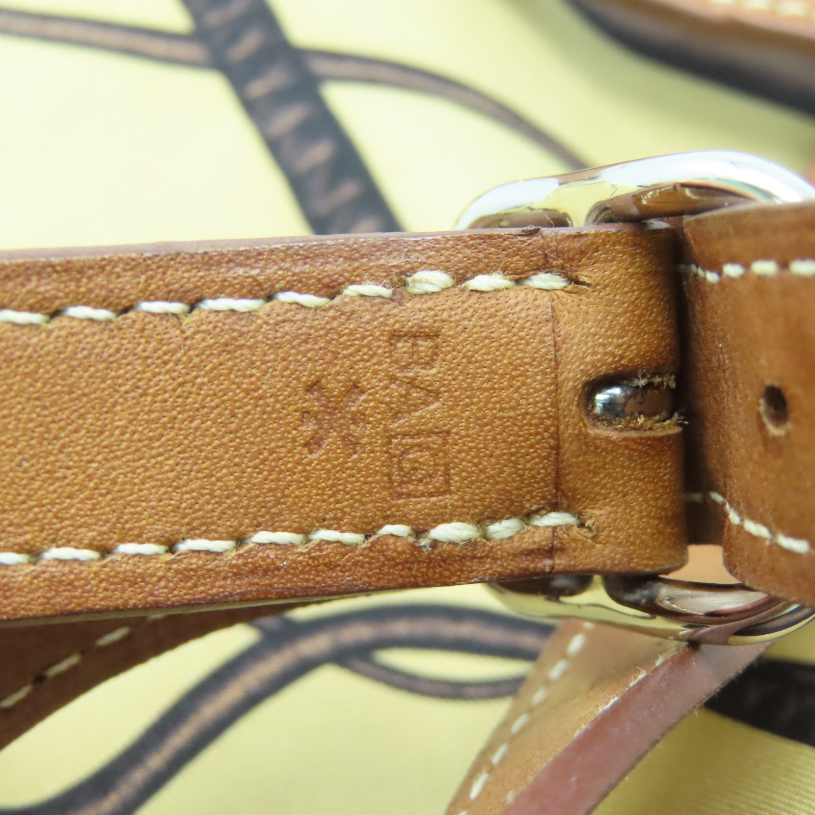 HERMES 絲質Silk City銀扣肩背袋彩色