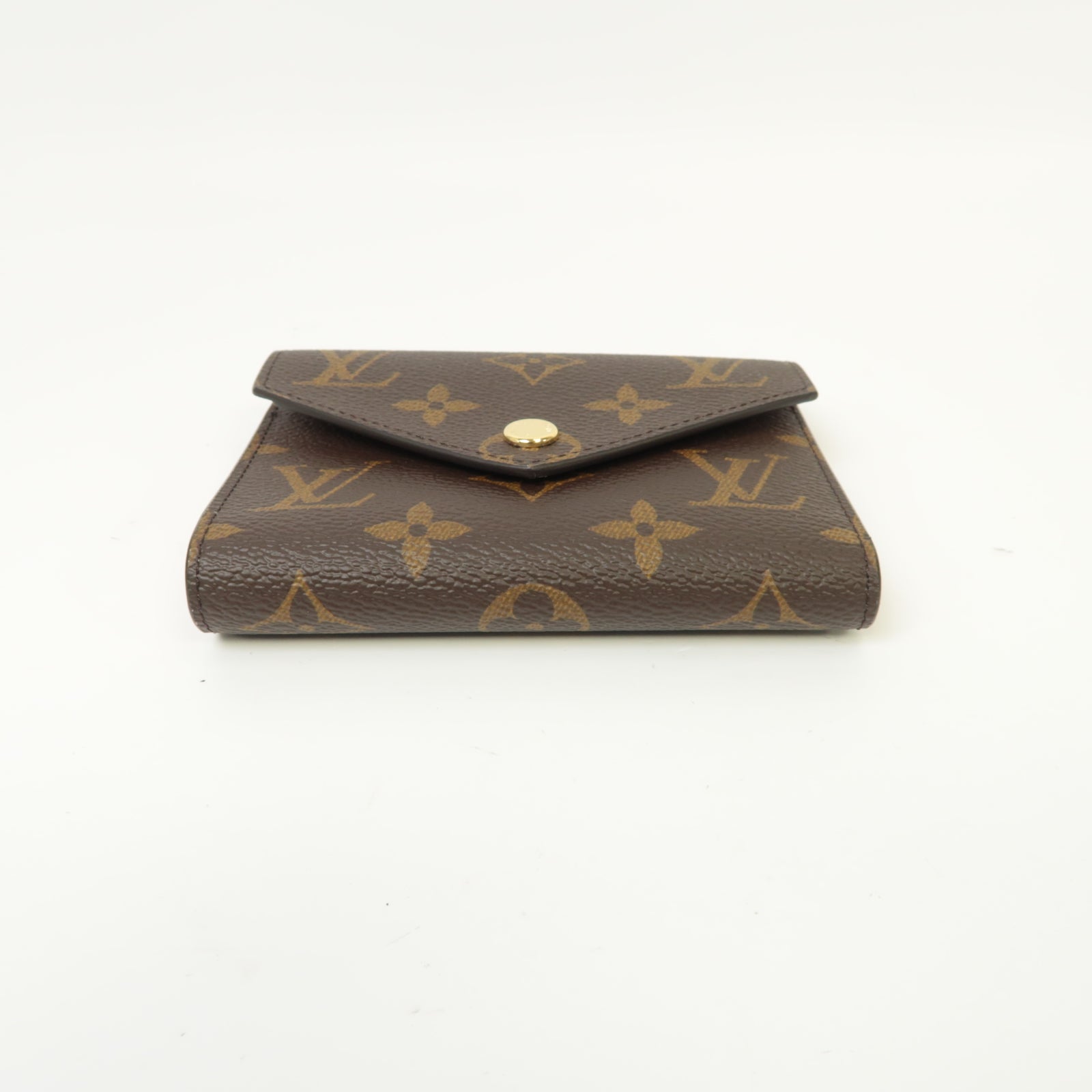LOUIS VUITTON Monogram Wallet金扣錢包棕色/粉紅色