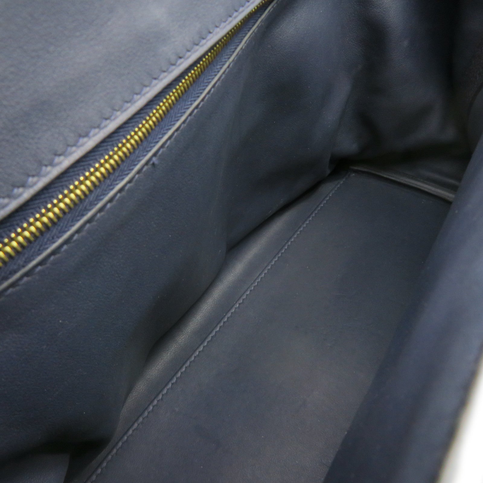 HERMES Togo皮革24/24 29cm 2Way Shoulder Bag金扣手挽肩背两用袋Bleu Nuit深蓝色