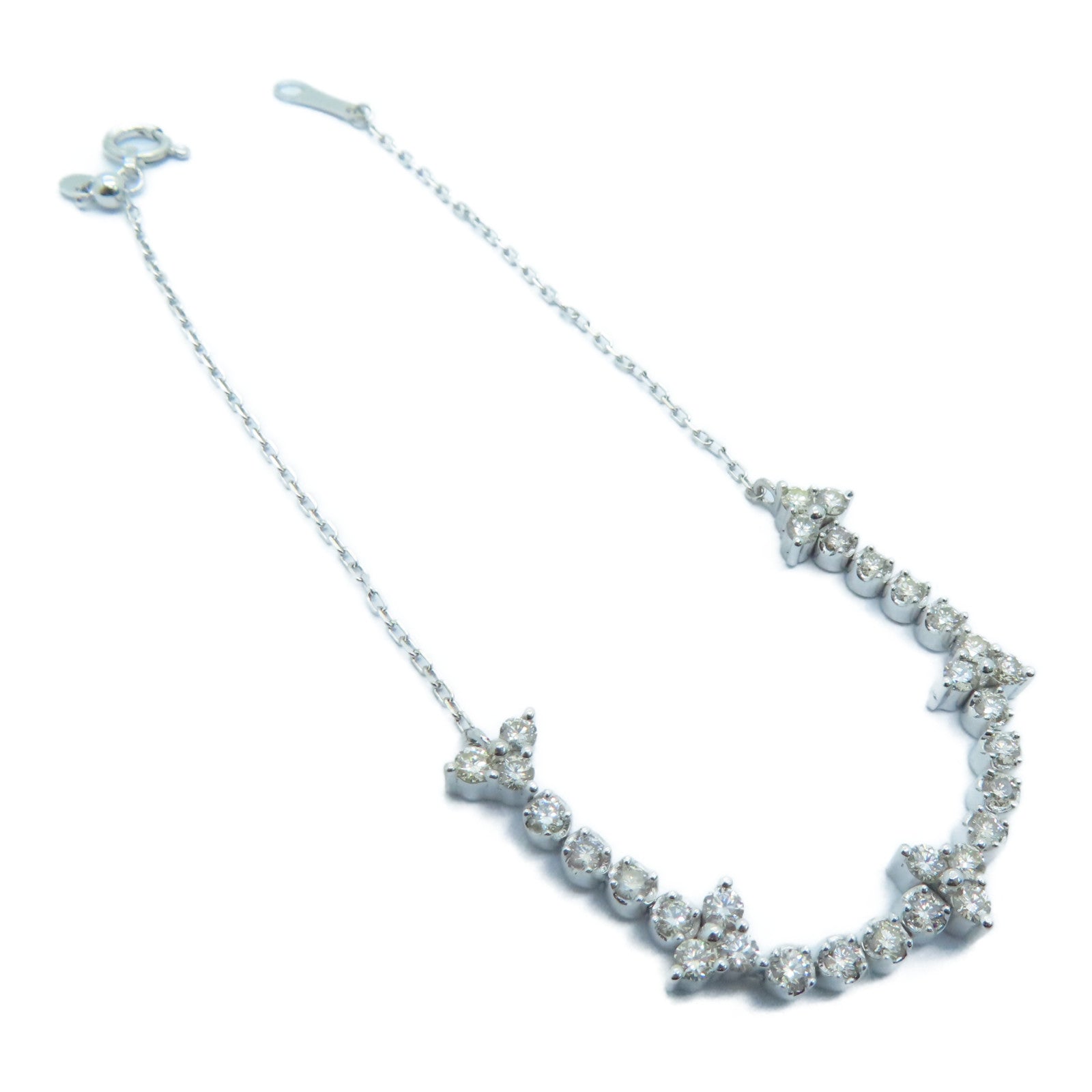 JEWELRY 【激減優惠】18k白金Diamond Bracelet鑽石手鍊