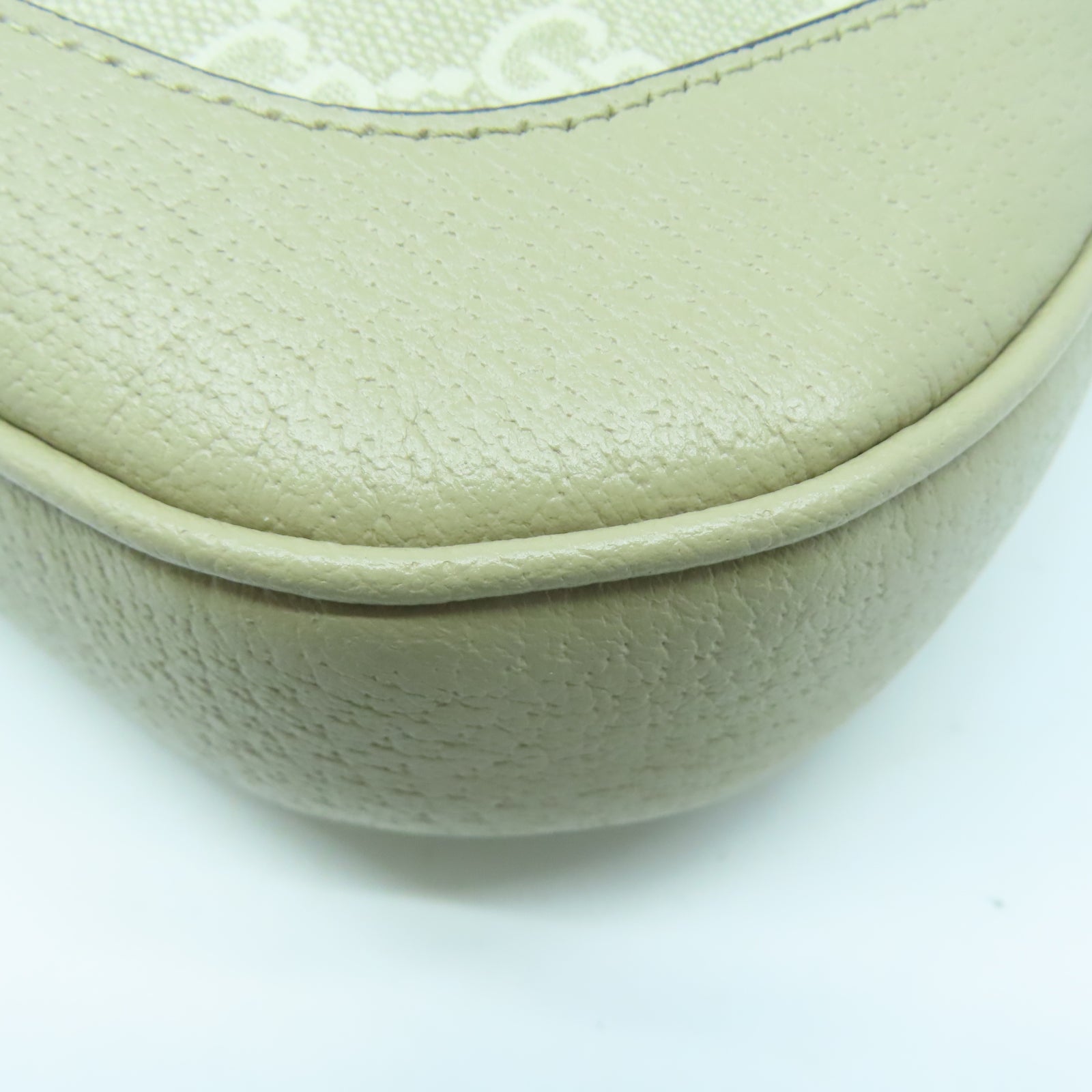 GUCCI 【激減優惠】帆布2 Way Shoulder金扣手挽肩背兩用袋米色
