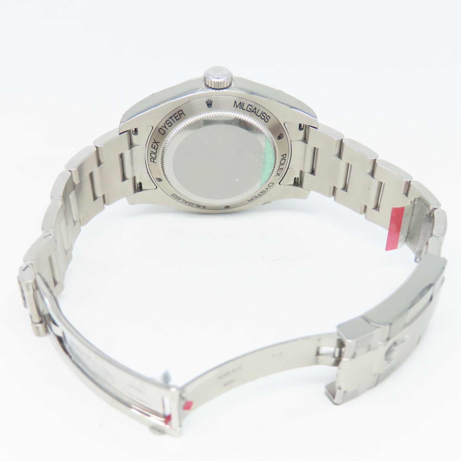 ROLEX Milgauss不鏽鋼自動機芯手錶黑色#16.5cm
