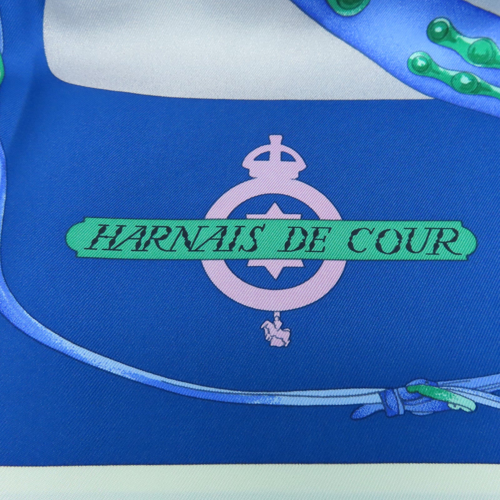HERMES 丝质Scarf丝巾蓝色/粉红色/彩色