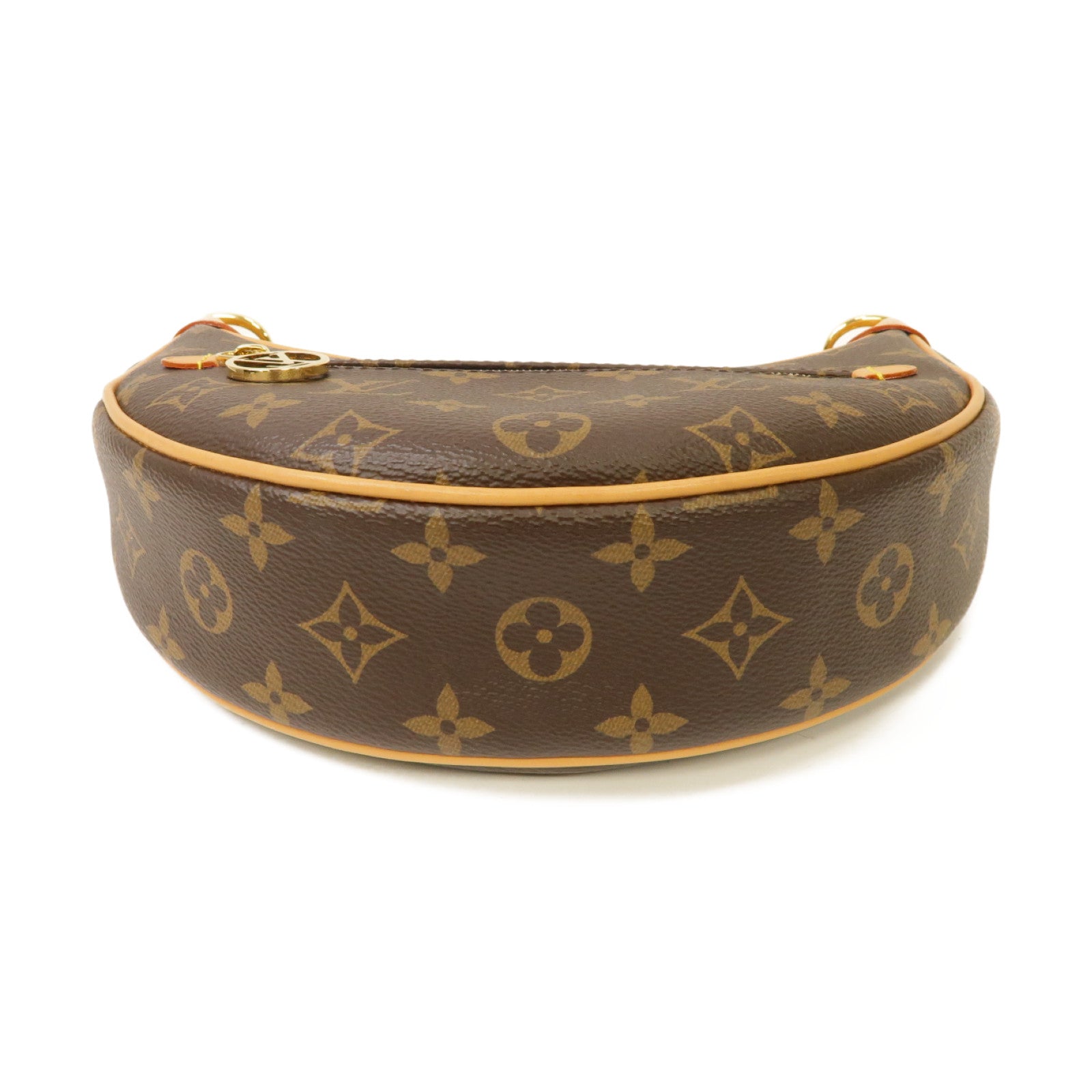 LOUIS VUITTON Monogram Loop金扣手挽肩背兩用袋棕色
