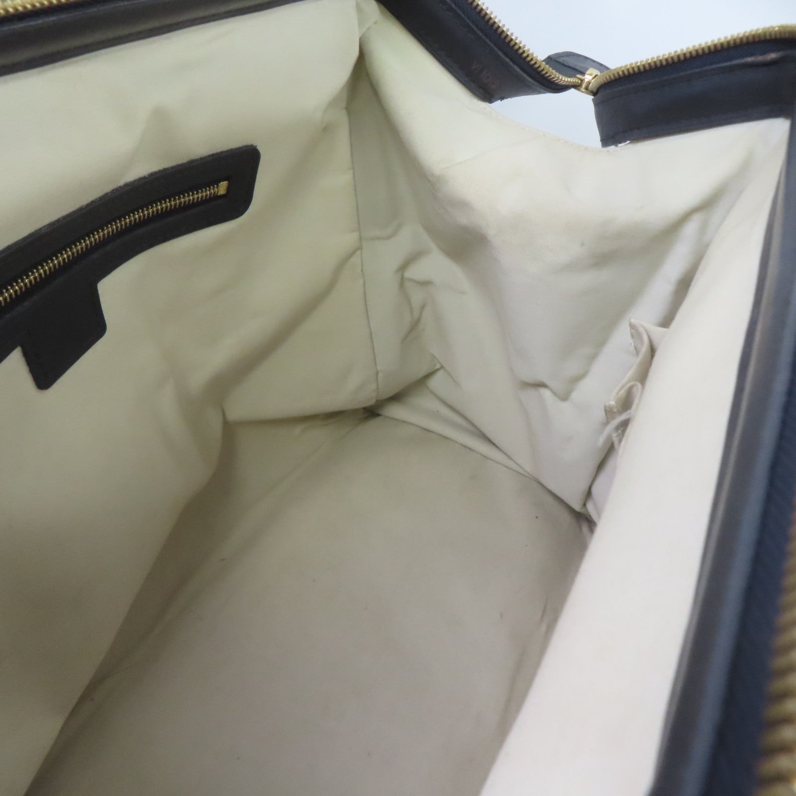 LOUIS VUITTON Monogram Mini Josephine GM金扣手挽袋藍色