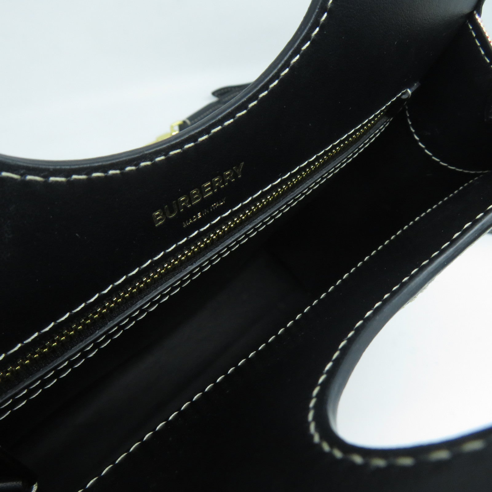 BURBERRY 帆布Shoulder Bag金扣手挽肩背兩用袋粉紅色