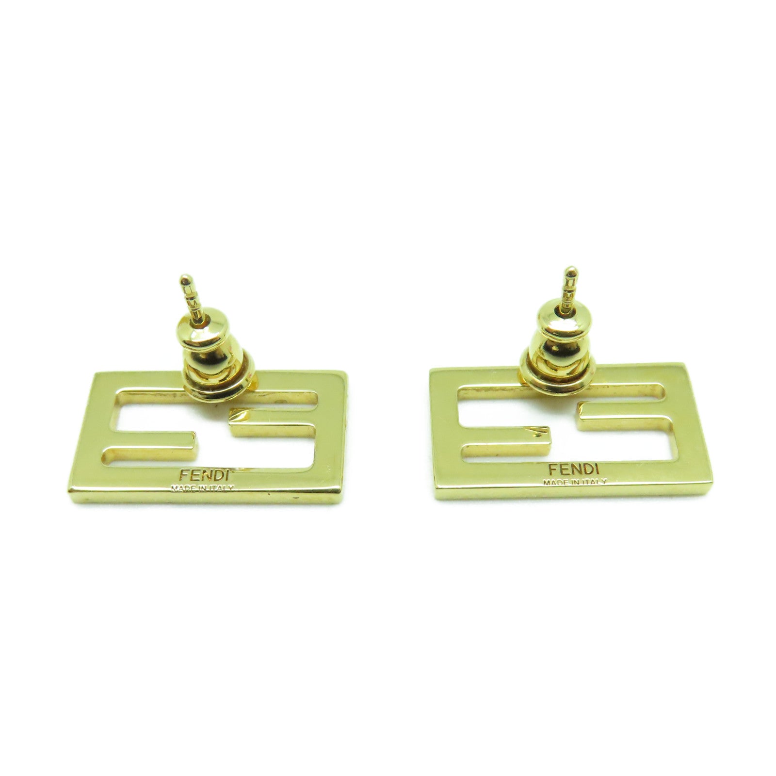 FENDI 金屬Earrings耳環金色