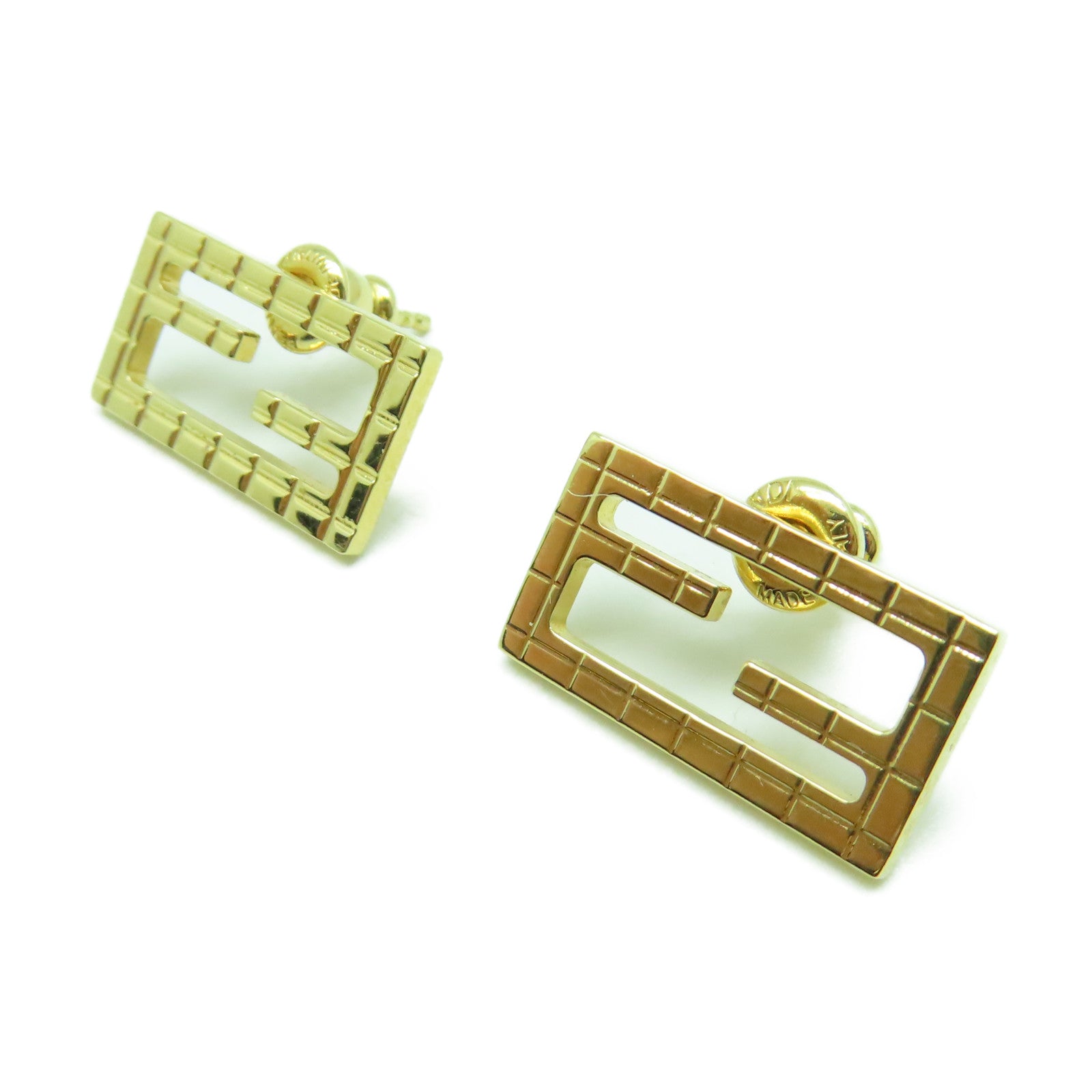 FENDI 金屬Earrings耳環金色