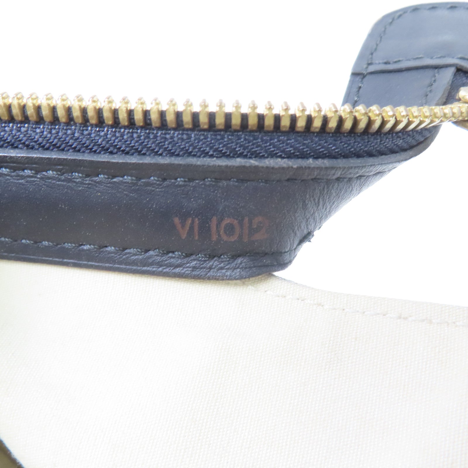 LOUIS VUITTON Monogram Mini Josephine GM金扣手挽袋藍色