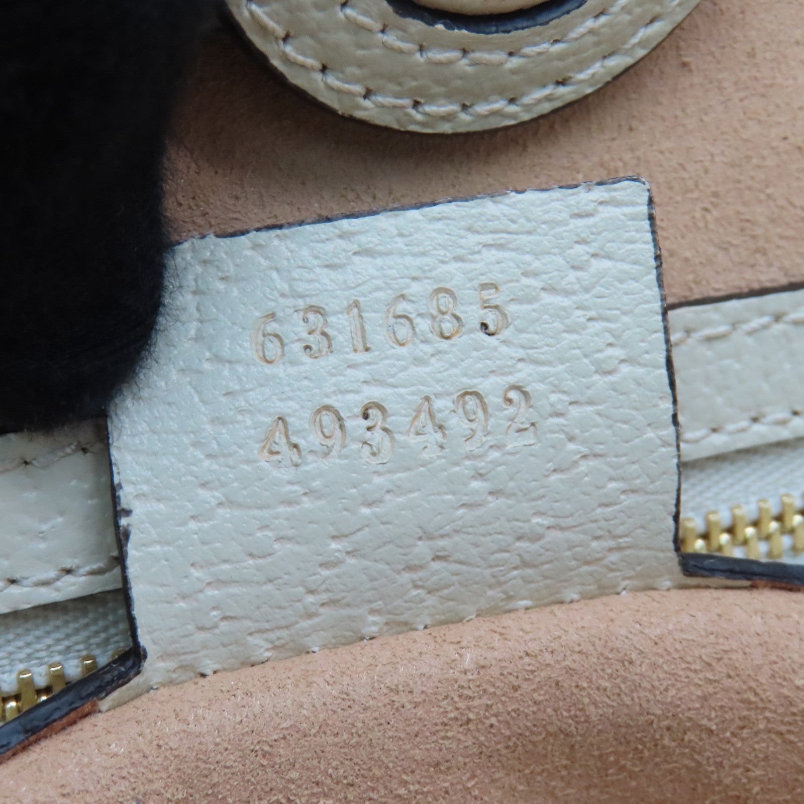GUCCI 塗層帆布Ophidia金扣手挽袋/肩背袋白色/啡色