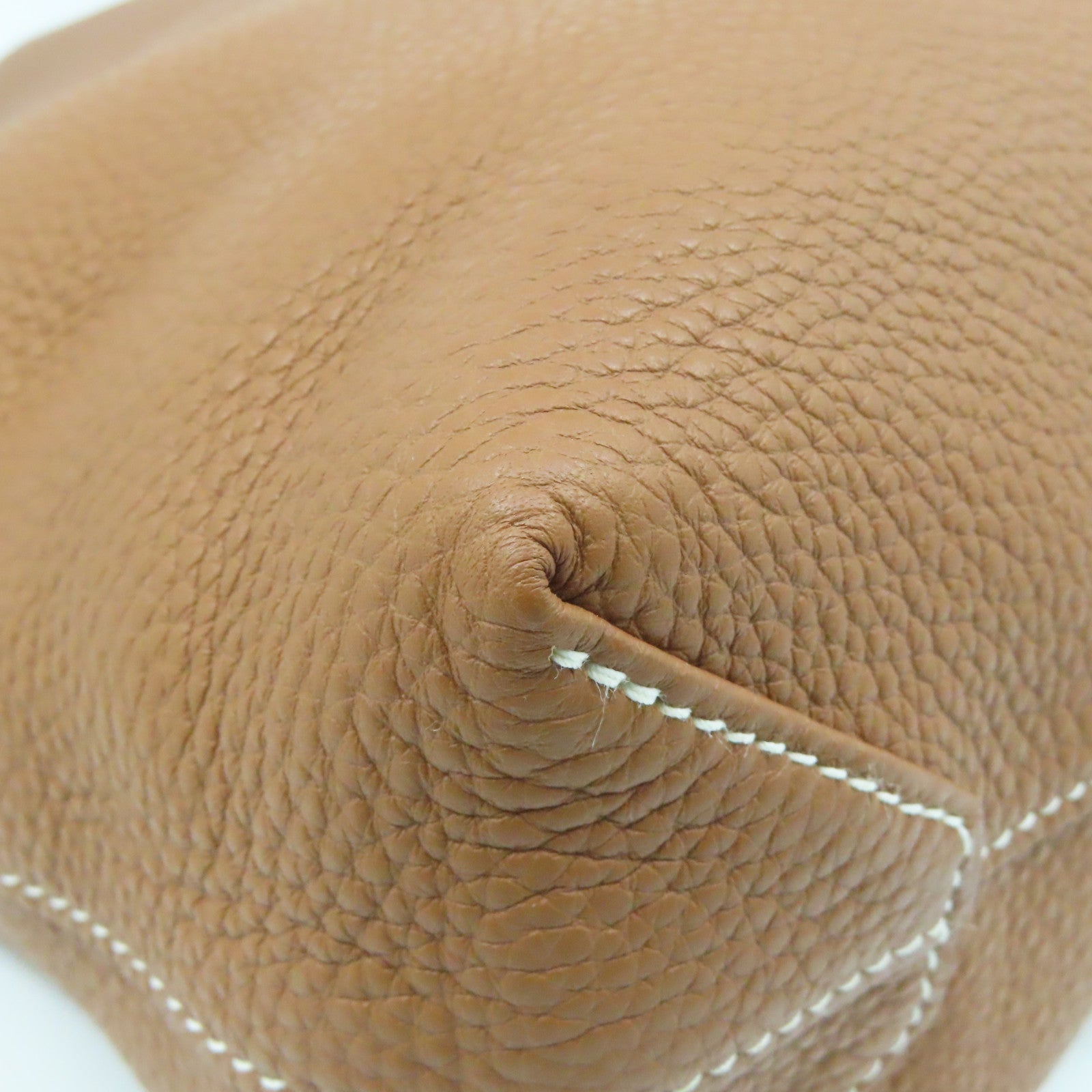 HERMES Clemence皮革Double Sens 36手挽袋Deep Bleu/Gold啡色/蓝色