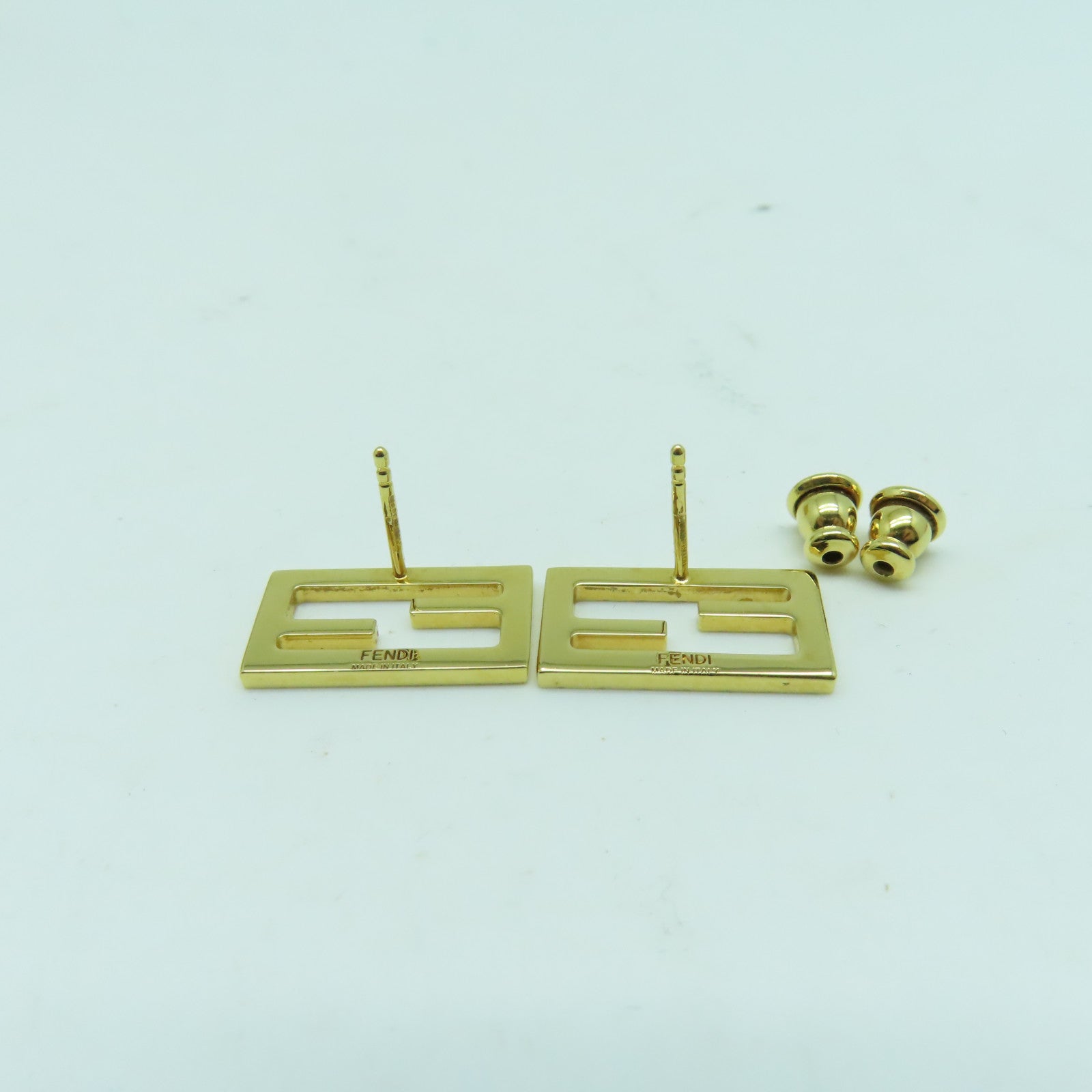 FENDI 金屬Earrings耳環金色