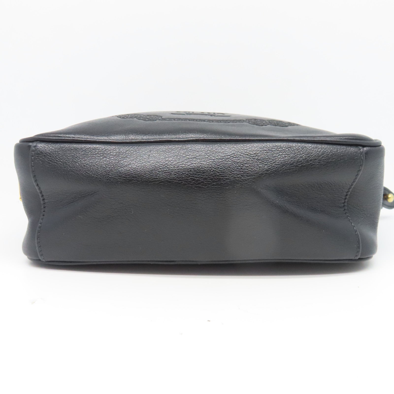 PRADA 牛皮皮革Shoulder Bag金扣肩背袋黑色