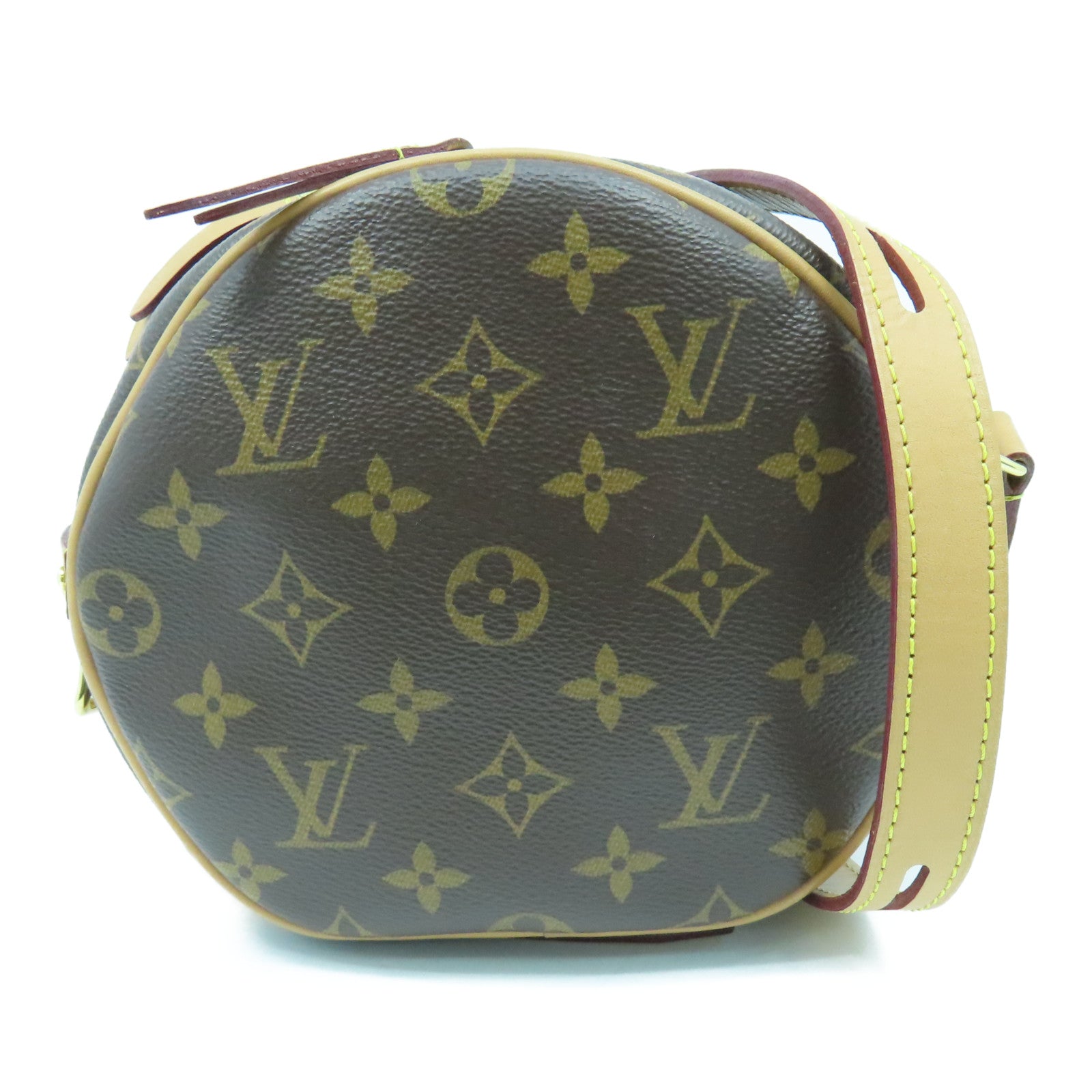 LOUIS VUITTON Monogram Boite Chapeau Souple PM Shoulder金扣肩背袋啡色