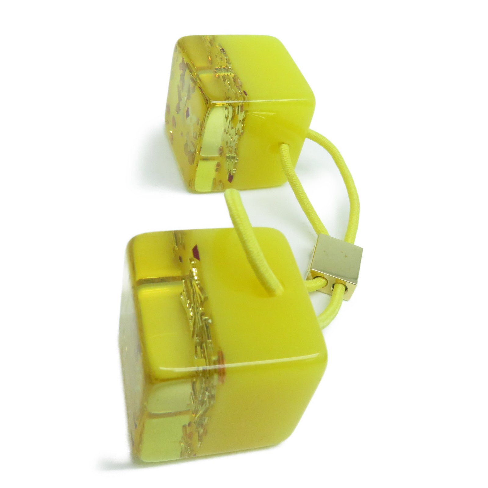 LOUIS VUITTON 【激減優惠】PVC Hair Cube髮圈黃色