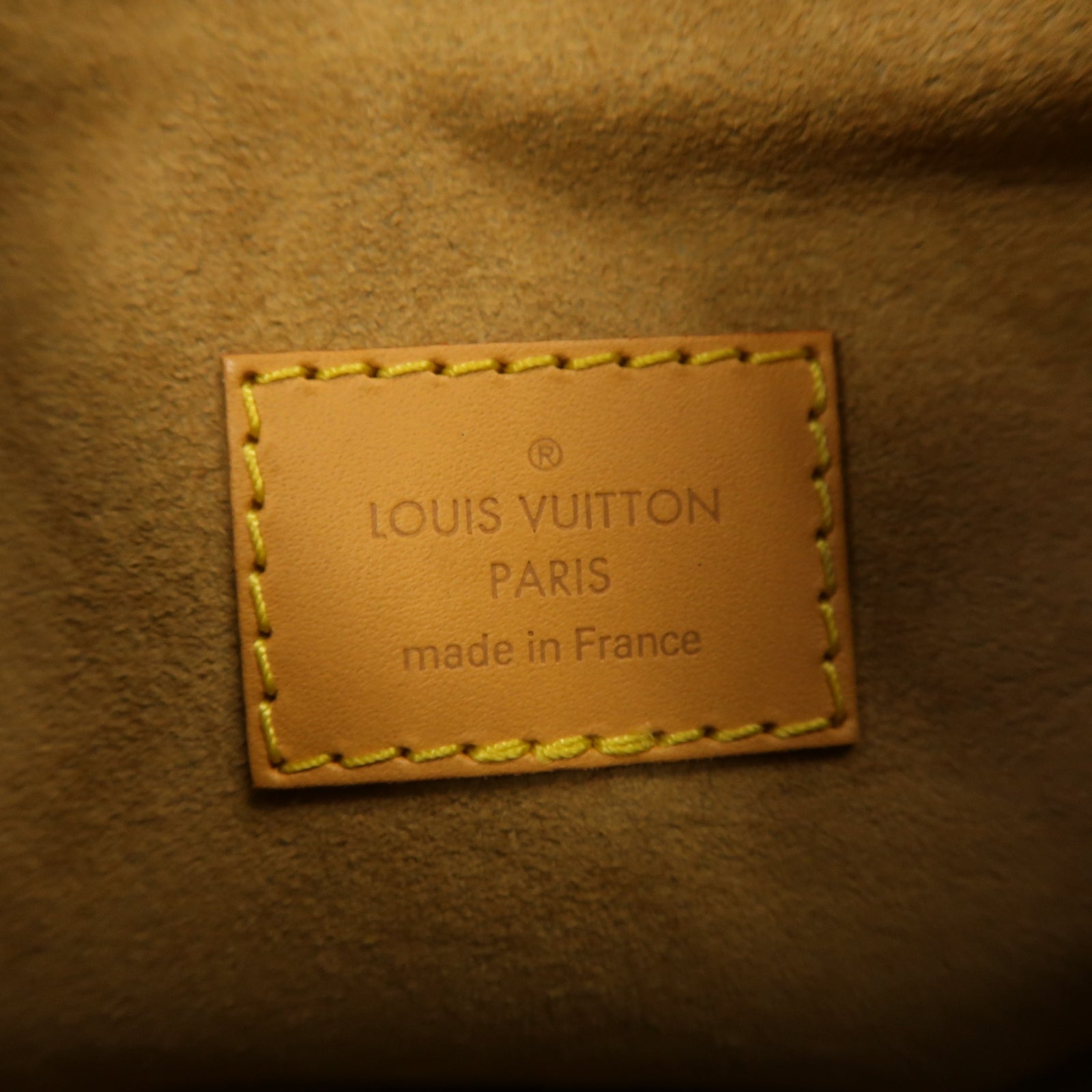 LOUIS VUITTON Monogram Loop金扣手挽肩背兩用袋棕色