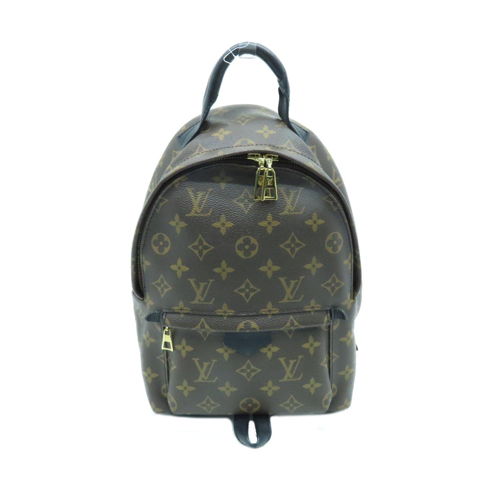 LOUIS VUITTON Monogram Palm Spring PM金扣背包啡色