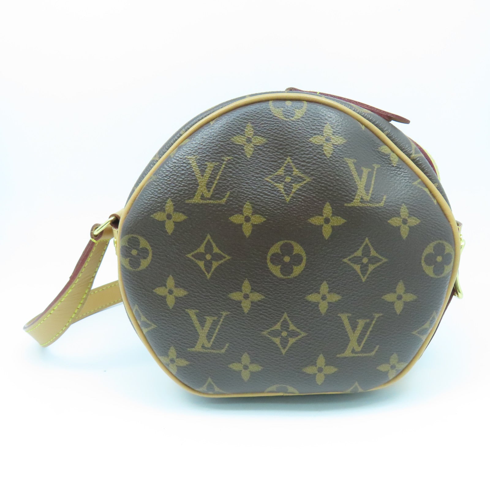 LOUIS VUITTON Monogram Boite Chapeau Souple PM Shoulder金扣肩背袋啡色